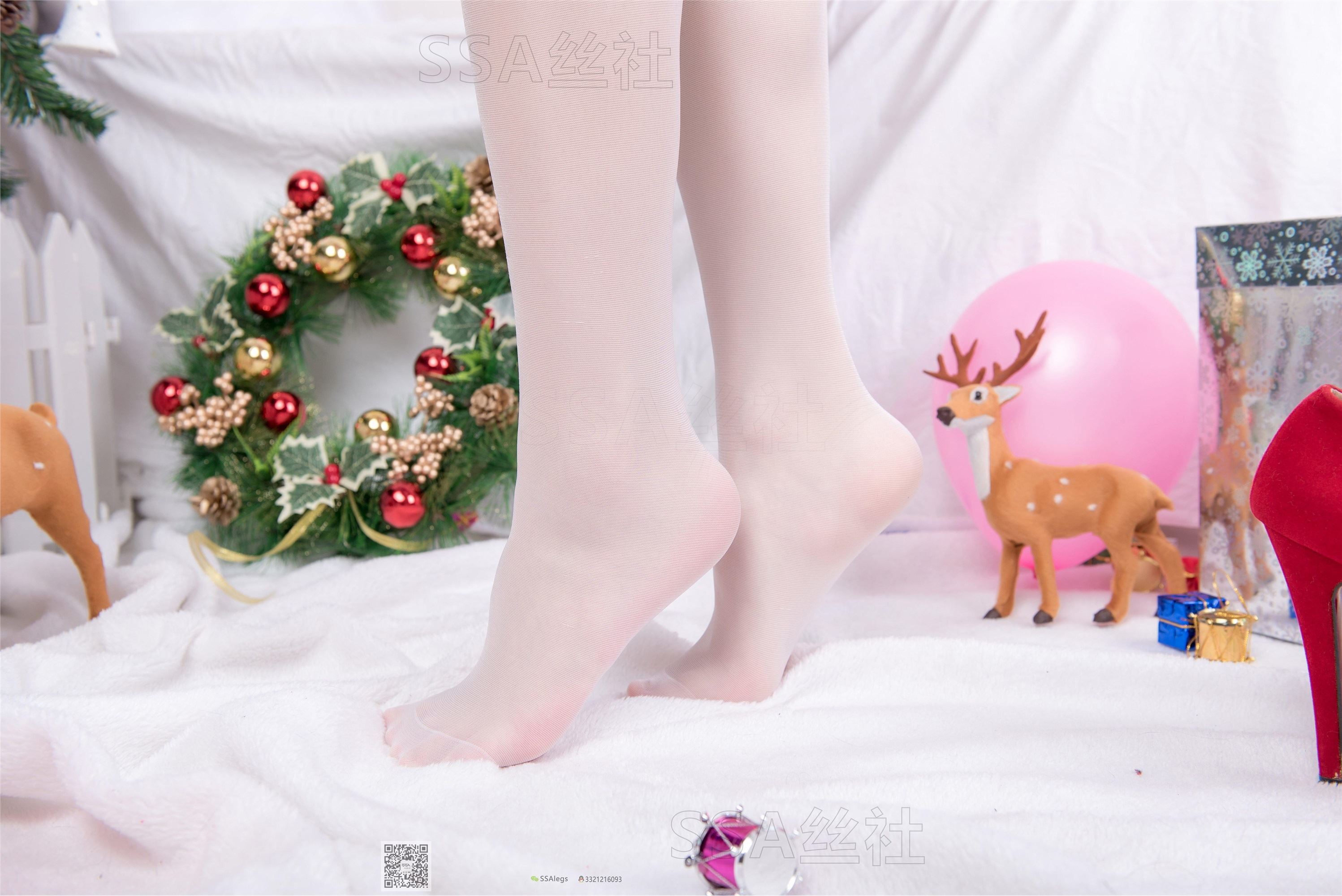 SSA丝社 058期 大大的圣诞节白丝特辑