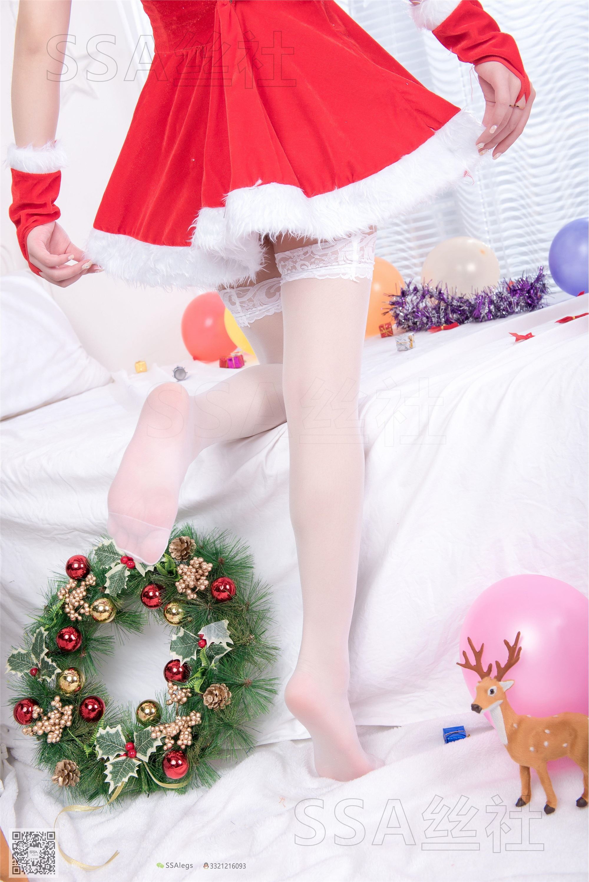 SSA丝社 058期 大大的圣诞节白丝特辑