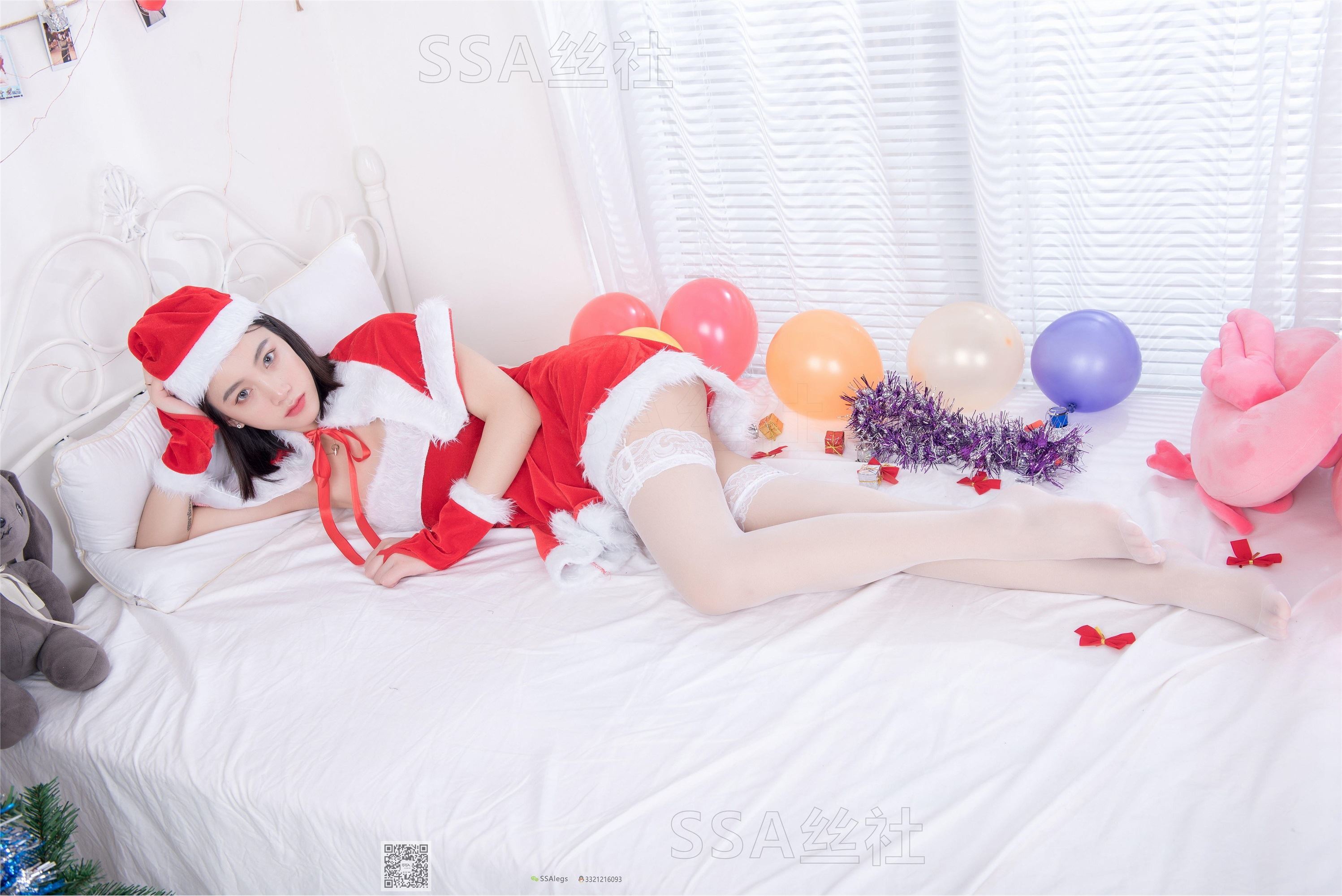 SSA丝社 058期 大大的圣诞节白丝特辑