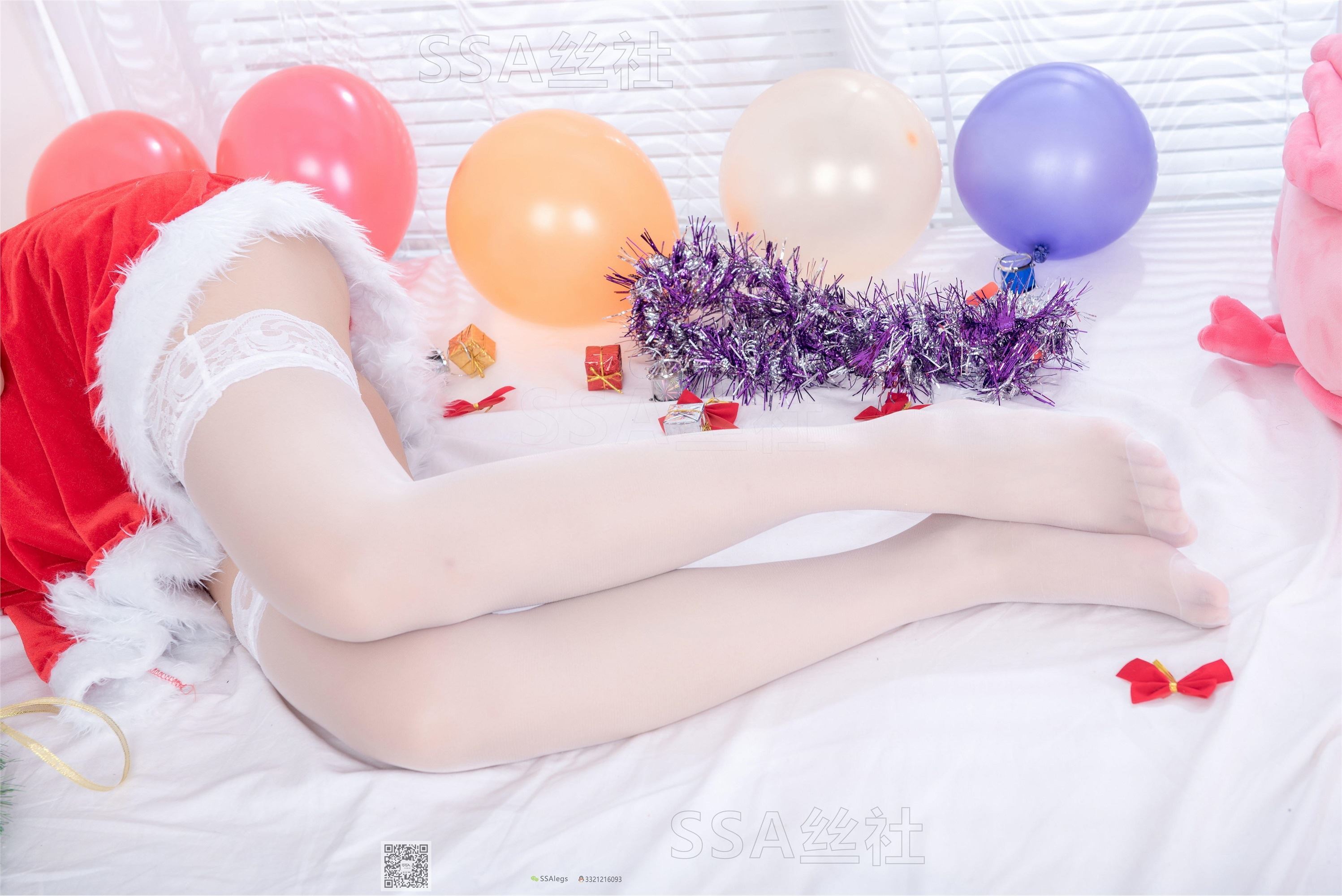 SSA丝社 058期 大大的圣诞节白丝特辑