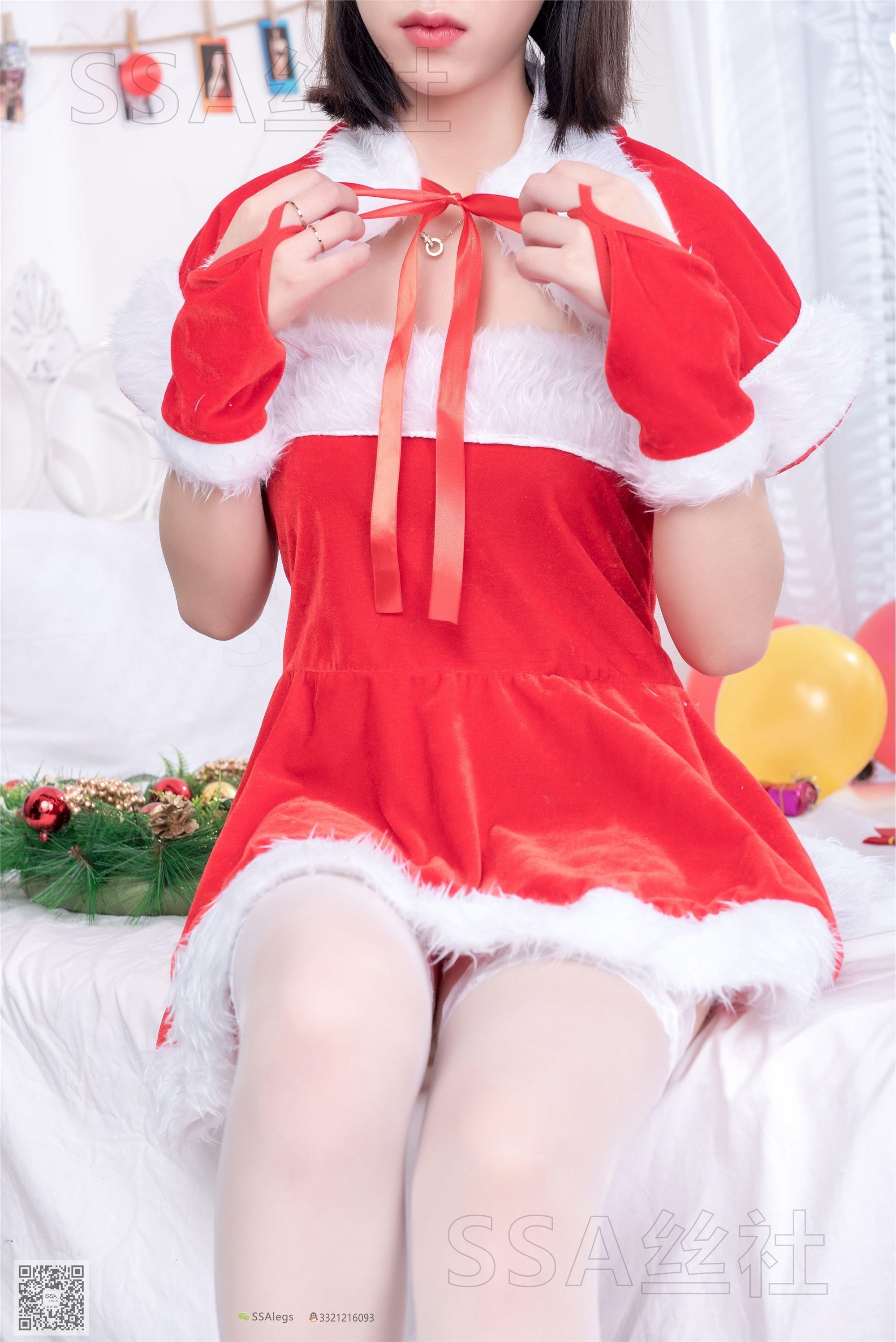 SSA丝社 058期 大大的圣诞节白丝特辑