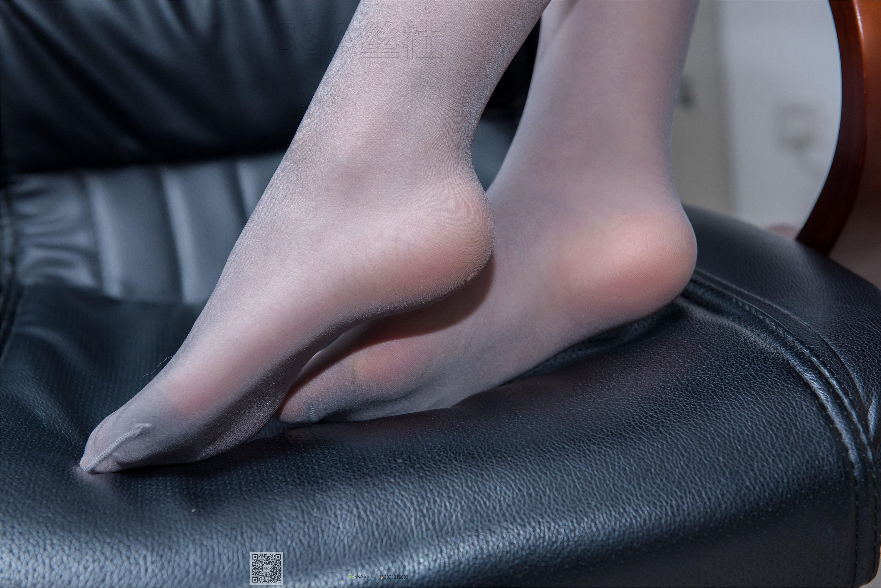 SSA丝社 061期 办公室灰丝女秘书芷沫