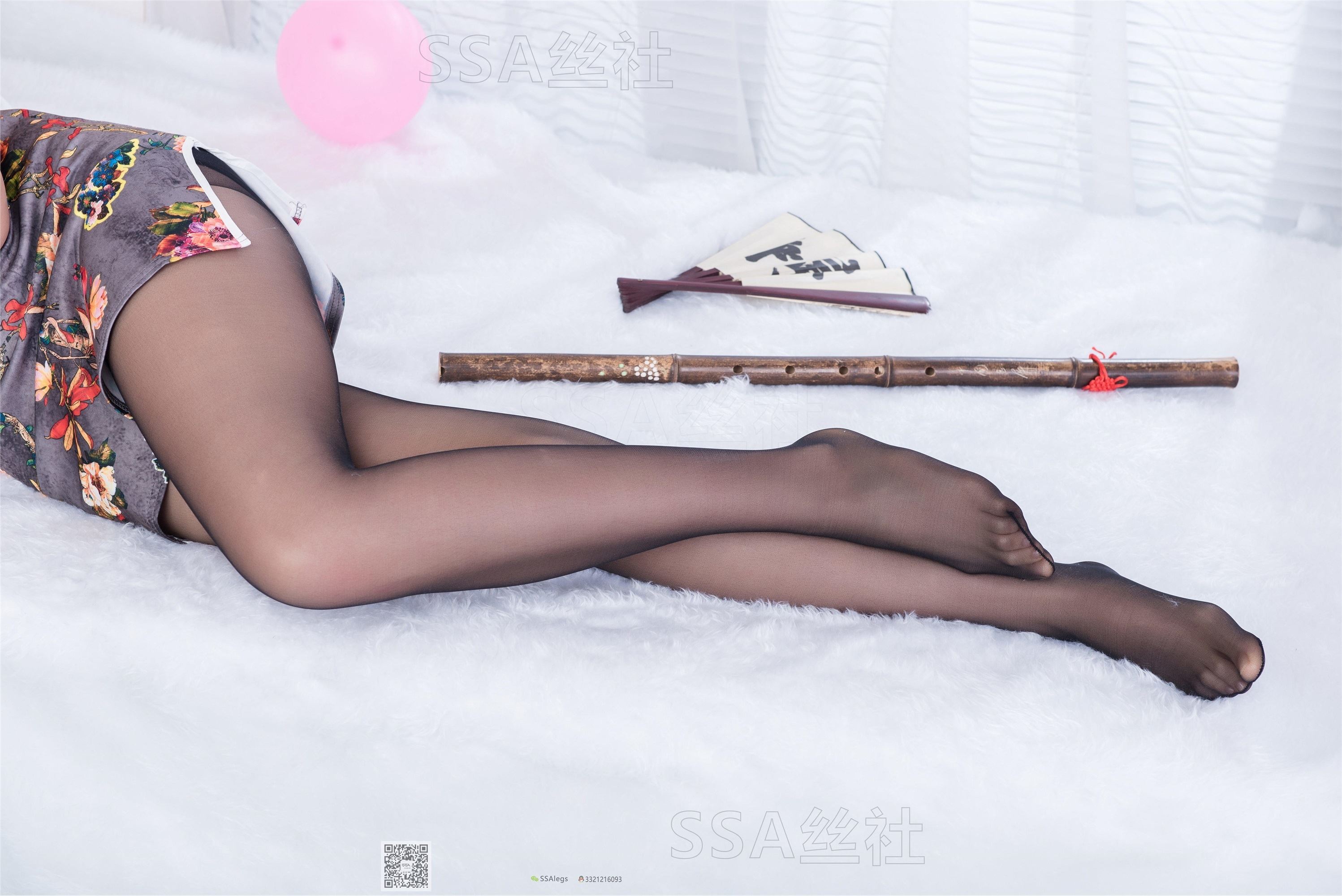 SSA丝社 069期 云云丰满黑丝旗袍的诱惑