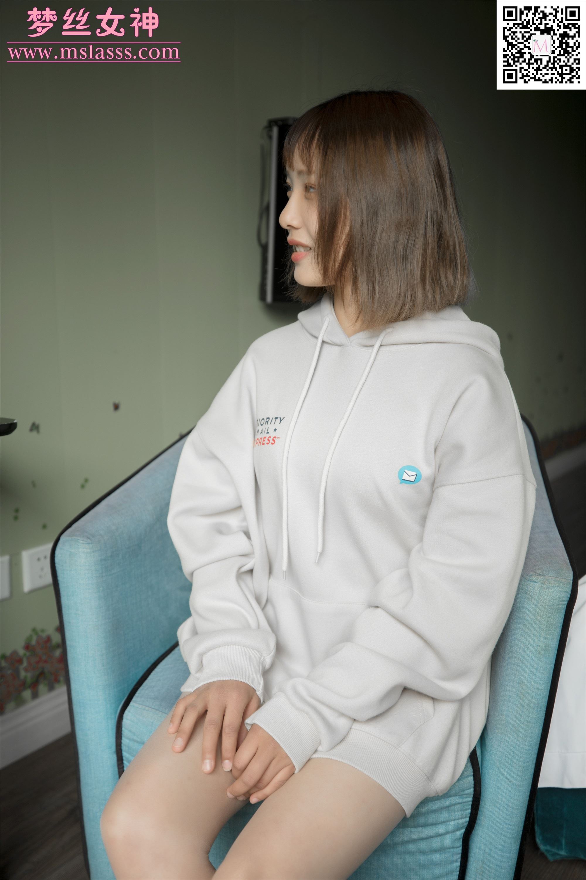 MSLASS梦丝女神 梦洁 初恋短发妹-111