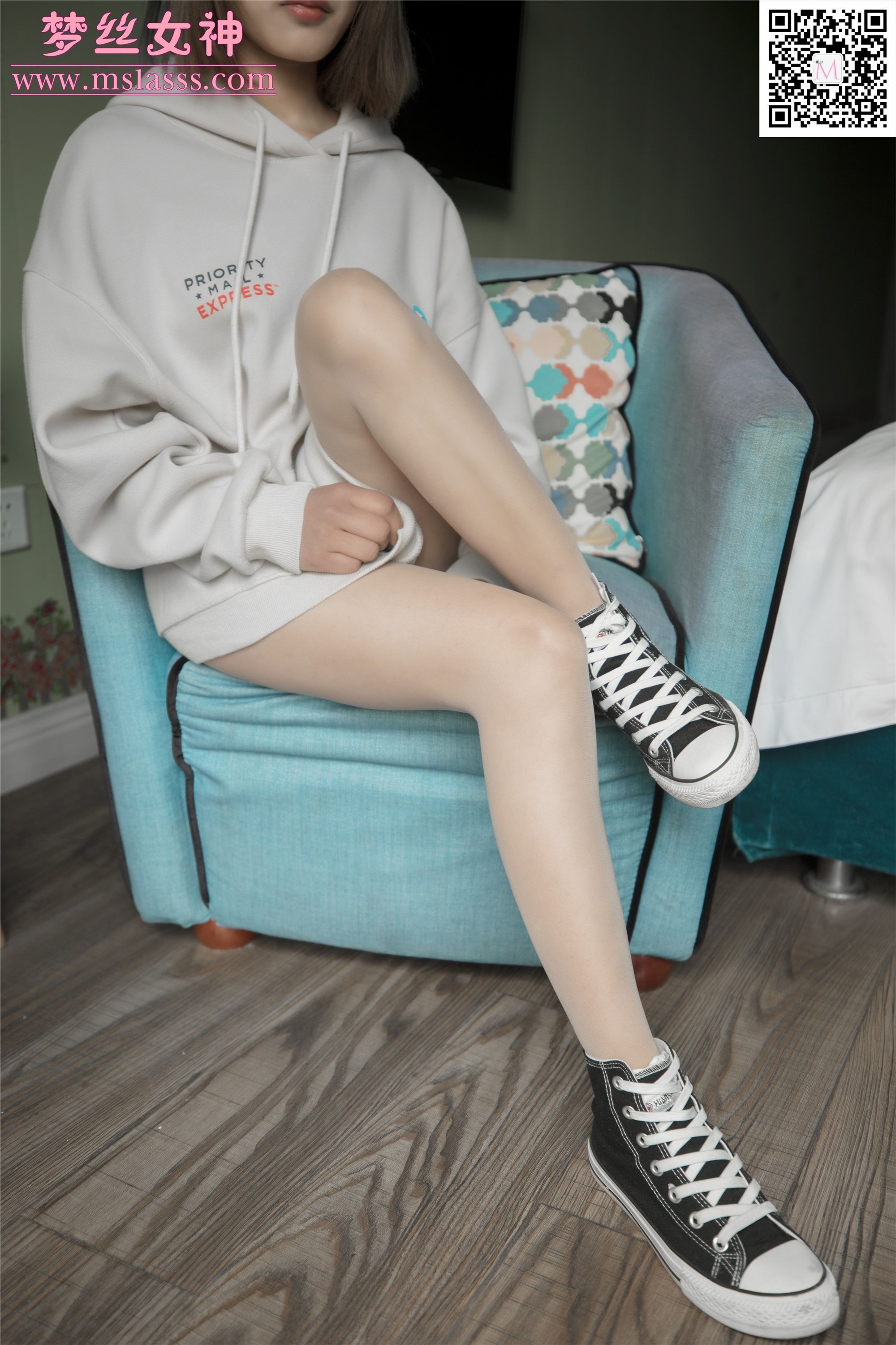 MSLASS梦丝女神 梦洁 初恋短发妹-111