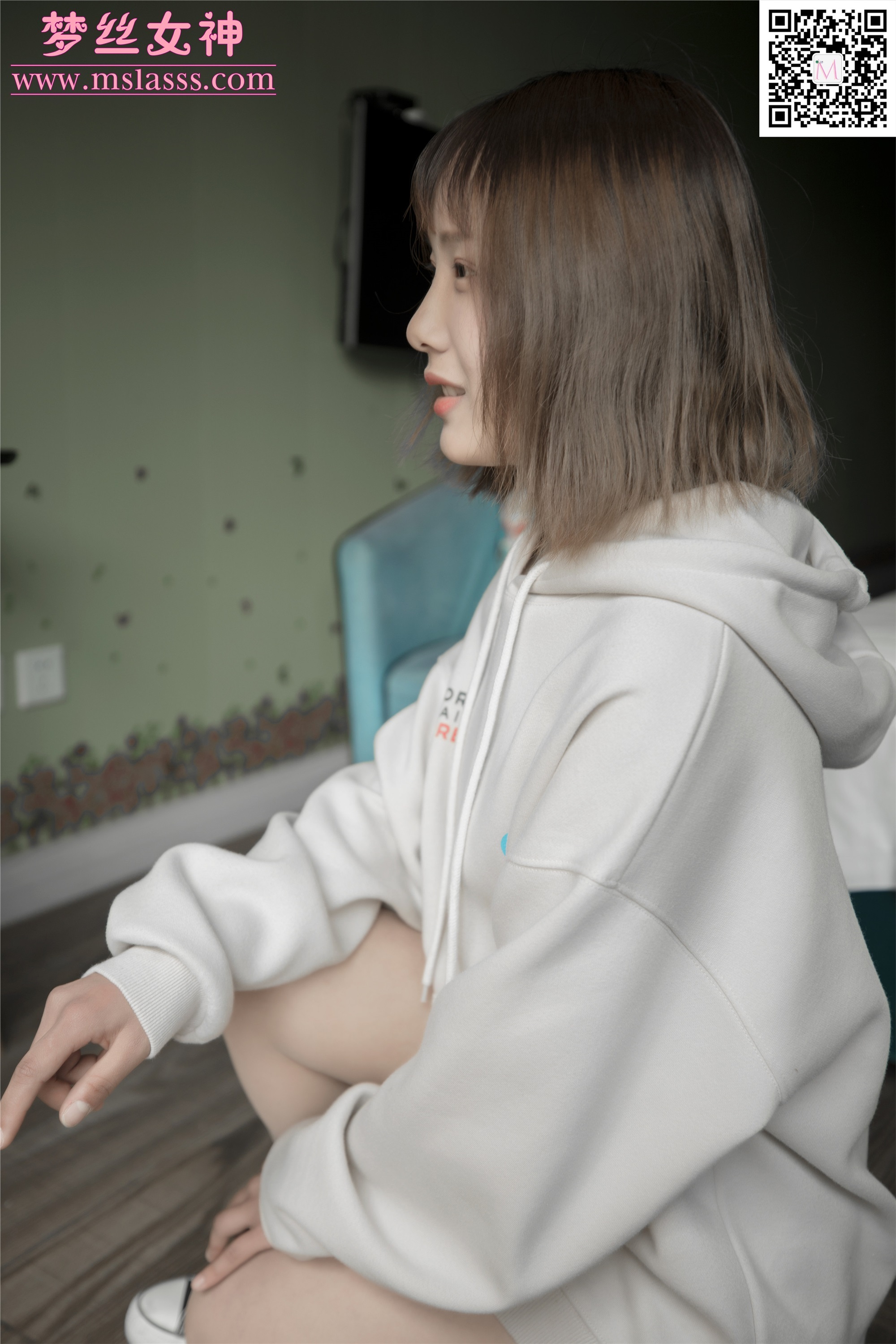 MSLASS梦丝女神 梦洁 初恋短发妹-111