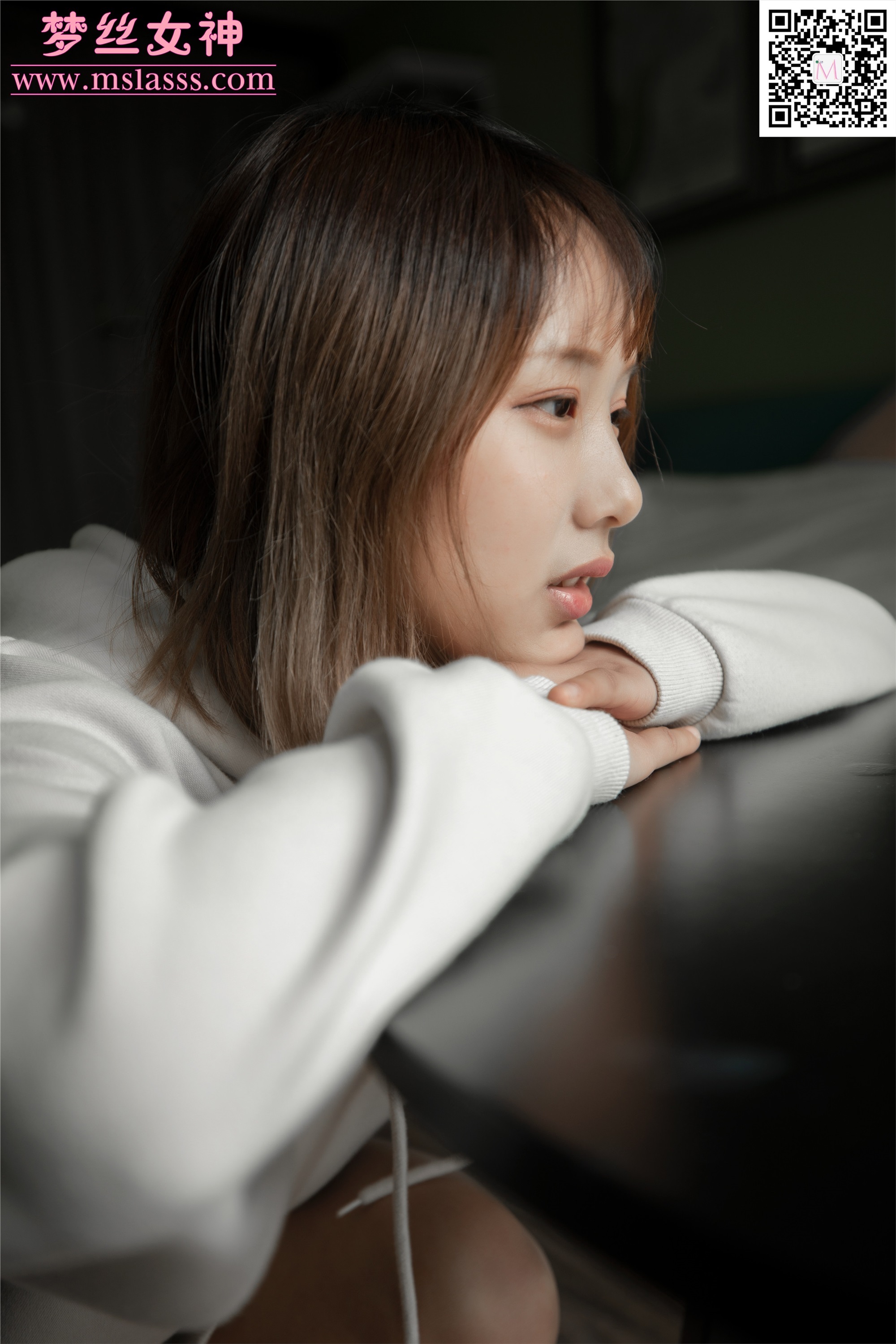 MSLASS梦丝女神 梦洁 初恋短发妹-111