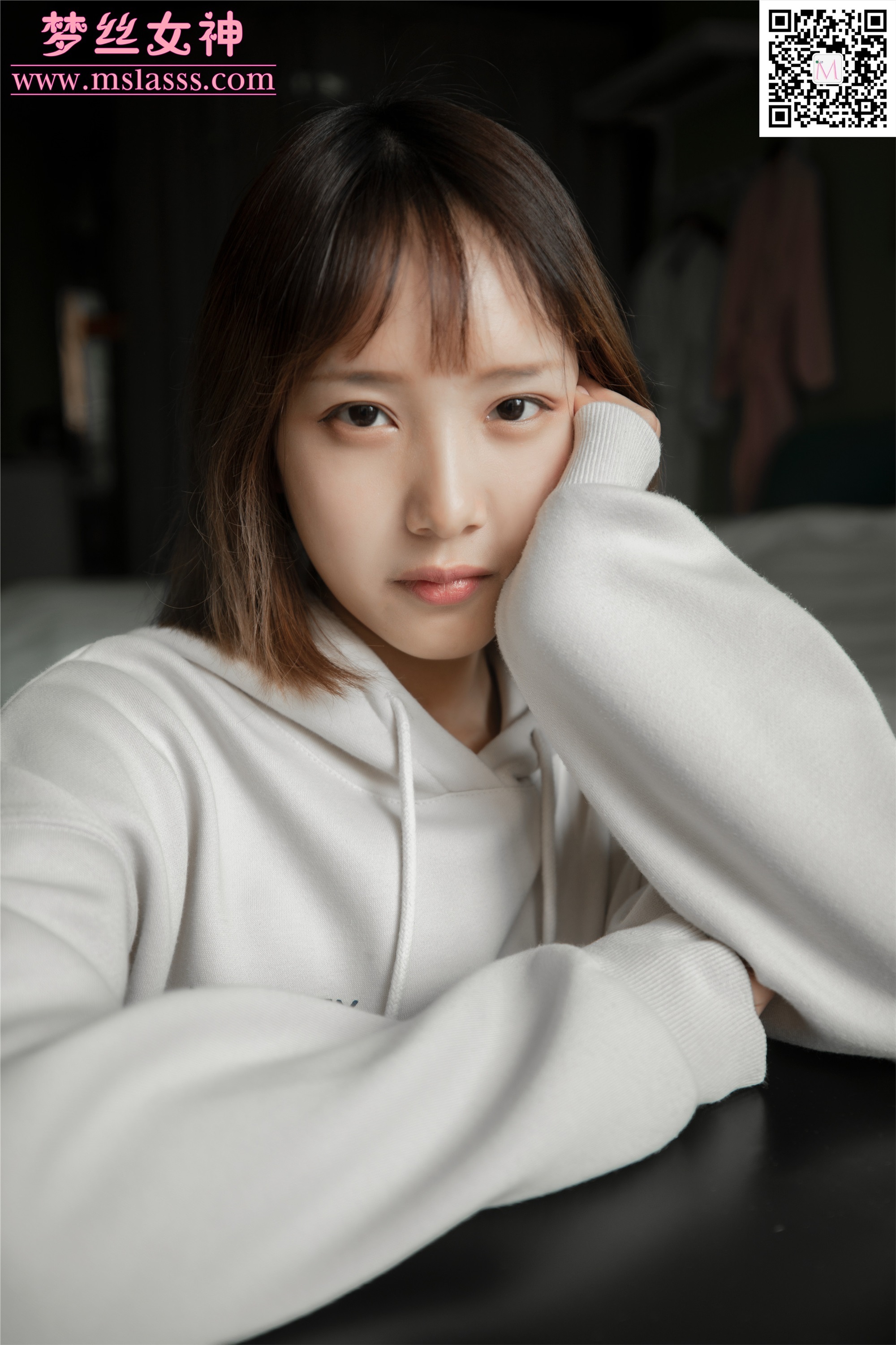 MSLASS梦丝女神 梦洁 初恋短发妹-111