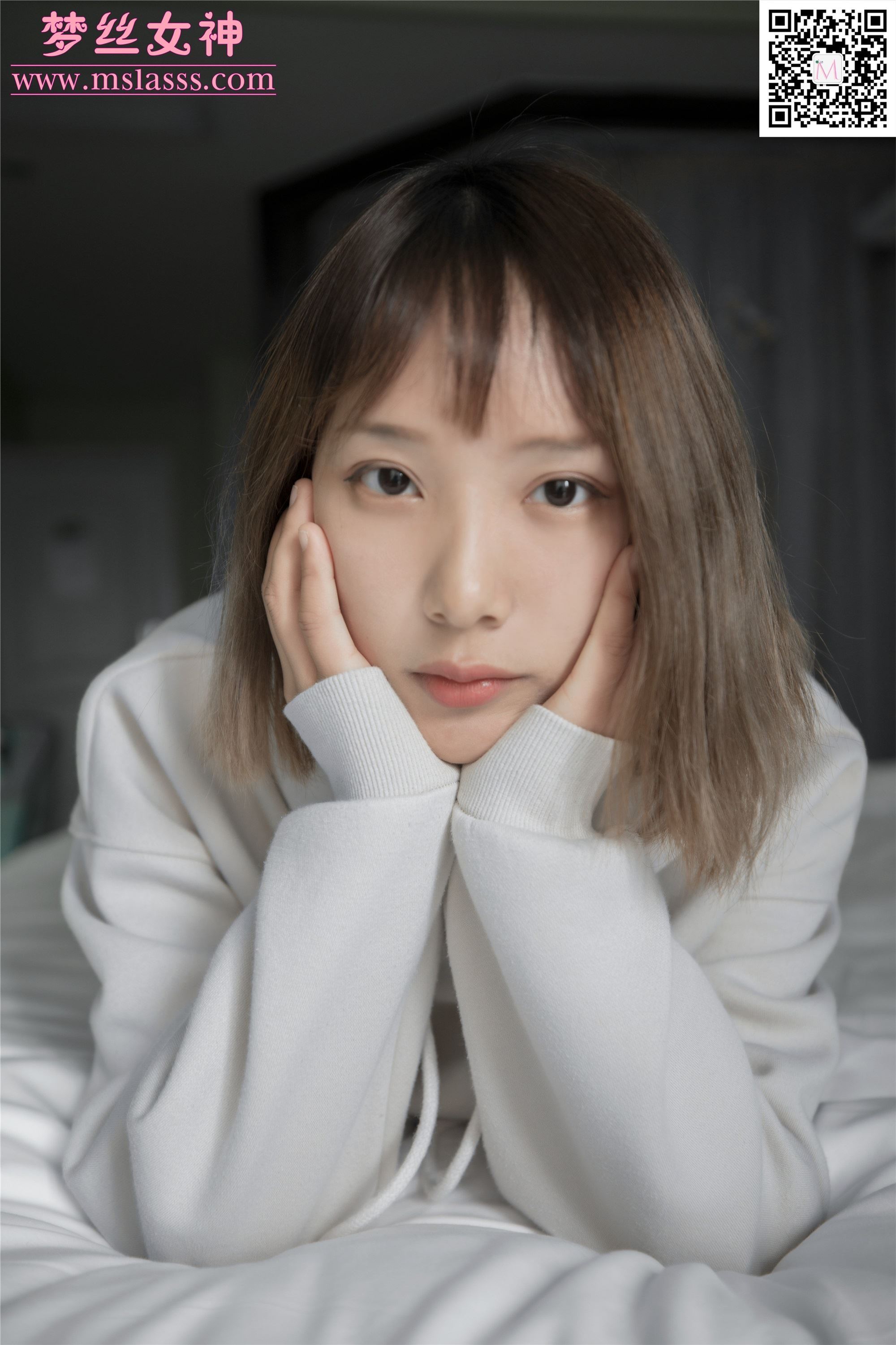 MSLASS梦丝女神 梦洁 初恋短发妹-111