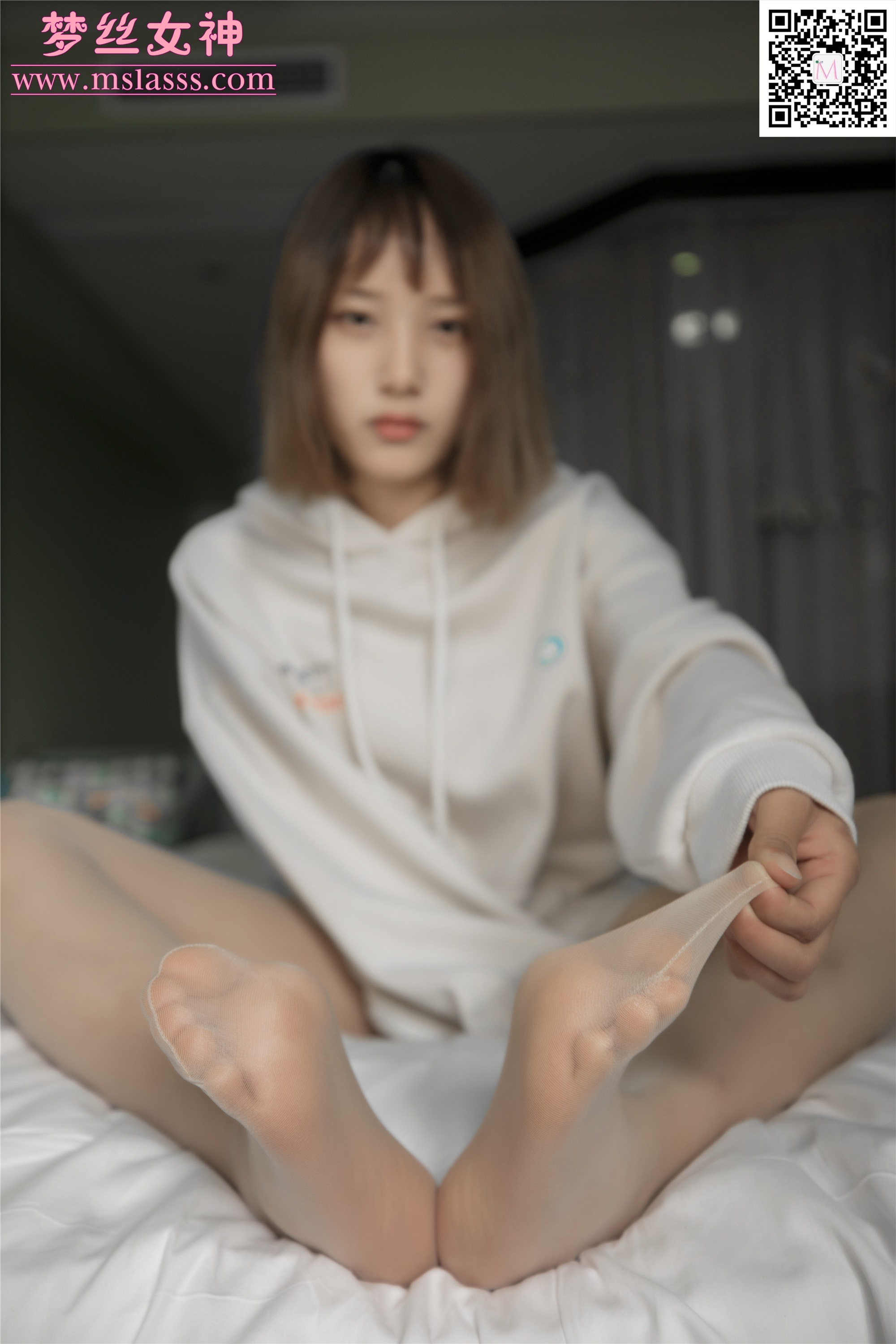 MSLASS梦丝女神 梦洁 初恋短发妹-111