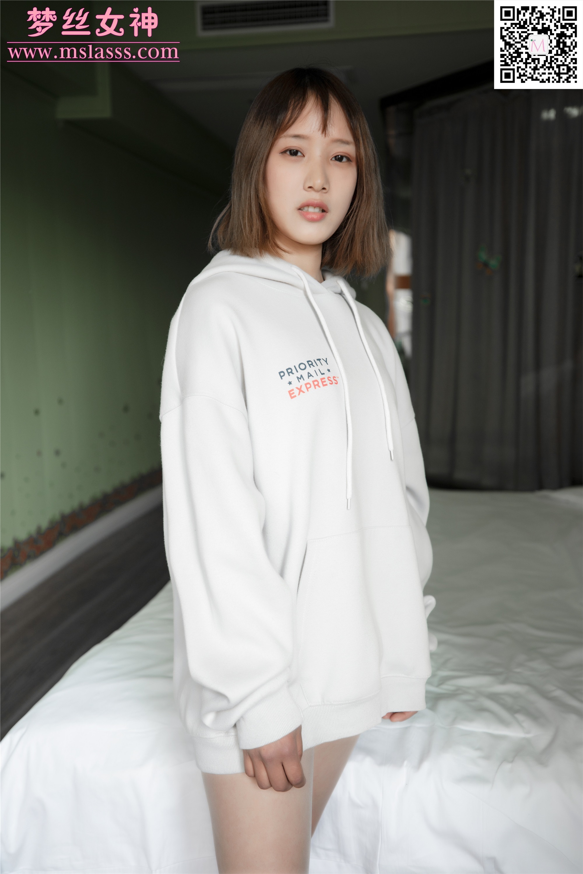 MSLASS梦丝女神 梦洁 初恋短发妹-111