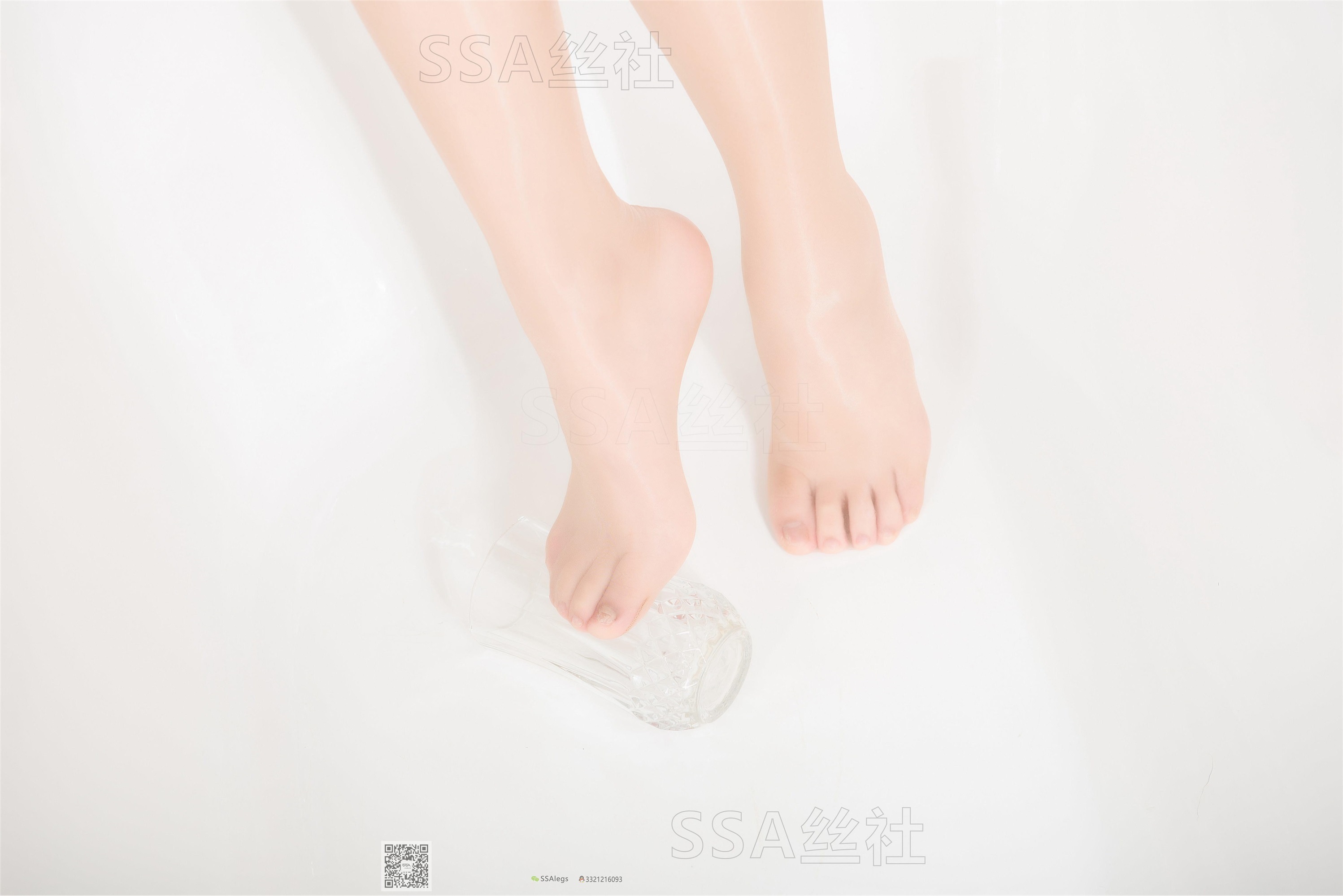 SSA丝社 080期 大大浴缸进口油亮色丝袜