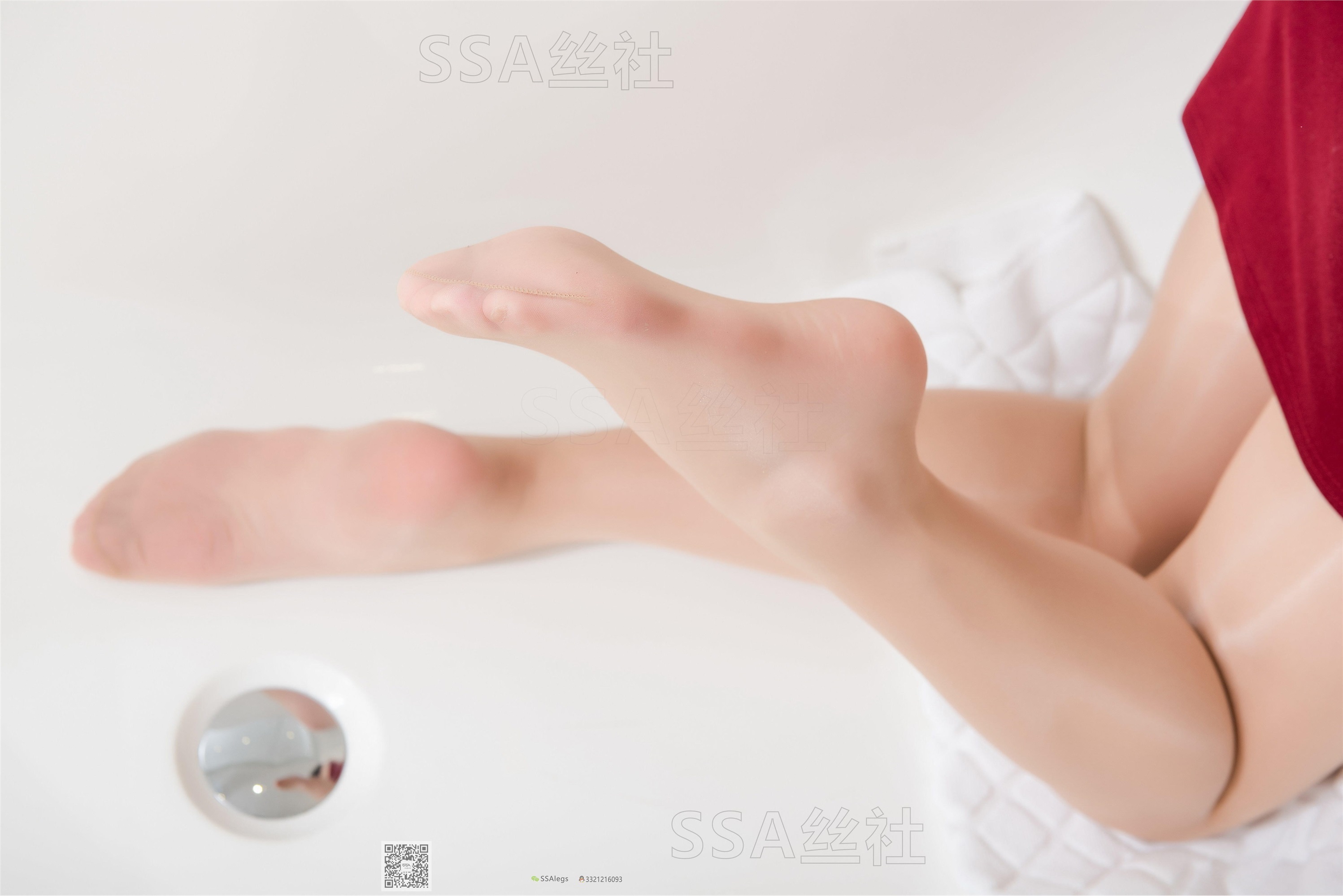 SSA丝社 080期 大大浴缸进口油亮色丝袜