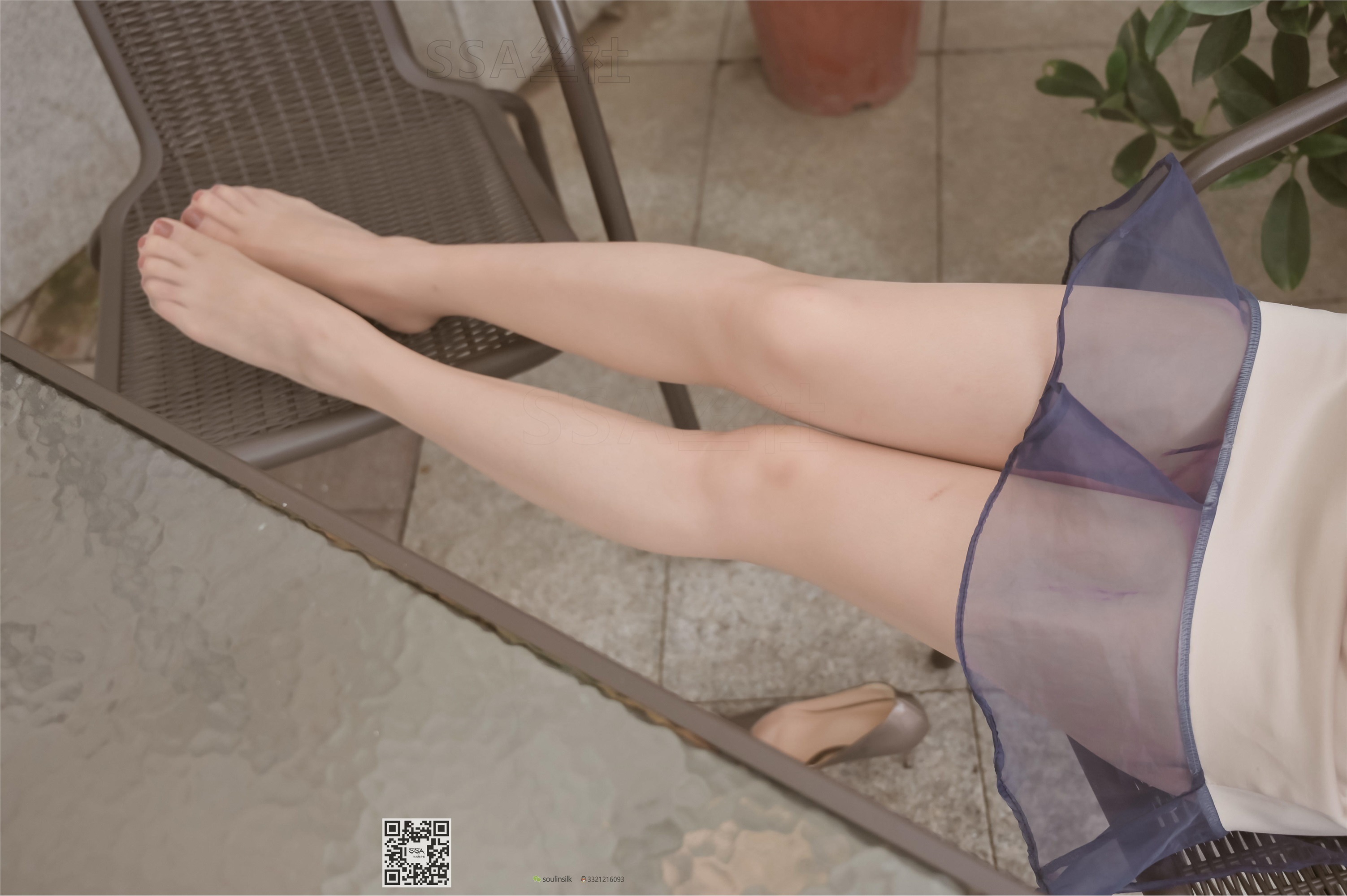 SSA丝社 099期 雪梨街拍短裙丝袜