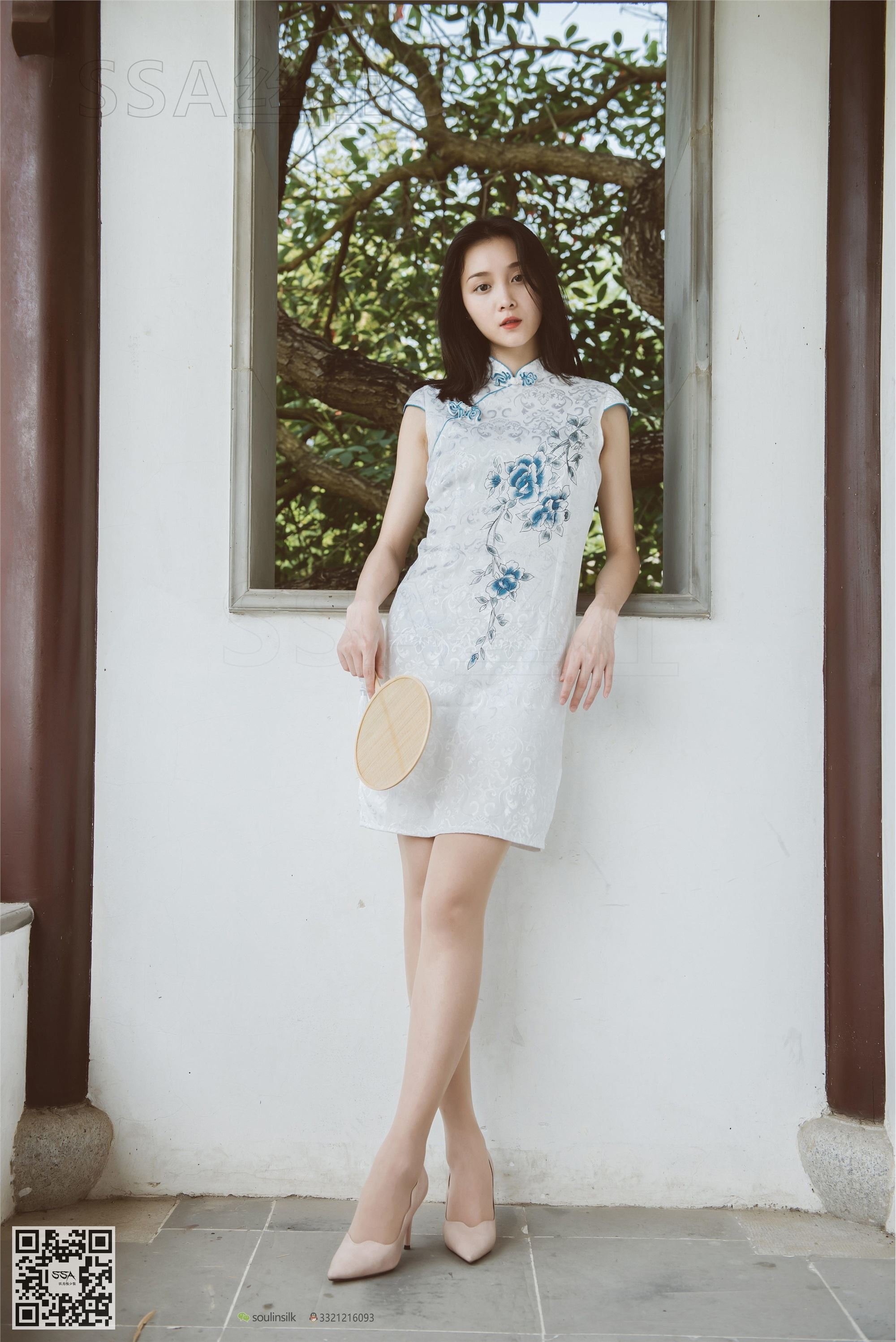 SSA丝社 111期 丽萍烈日下的清新旗袍