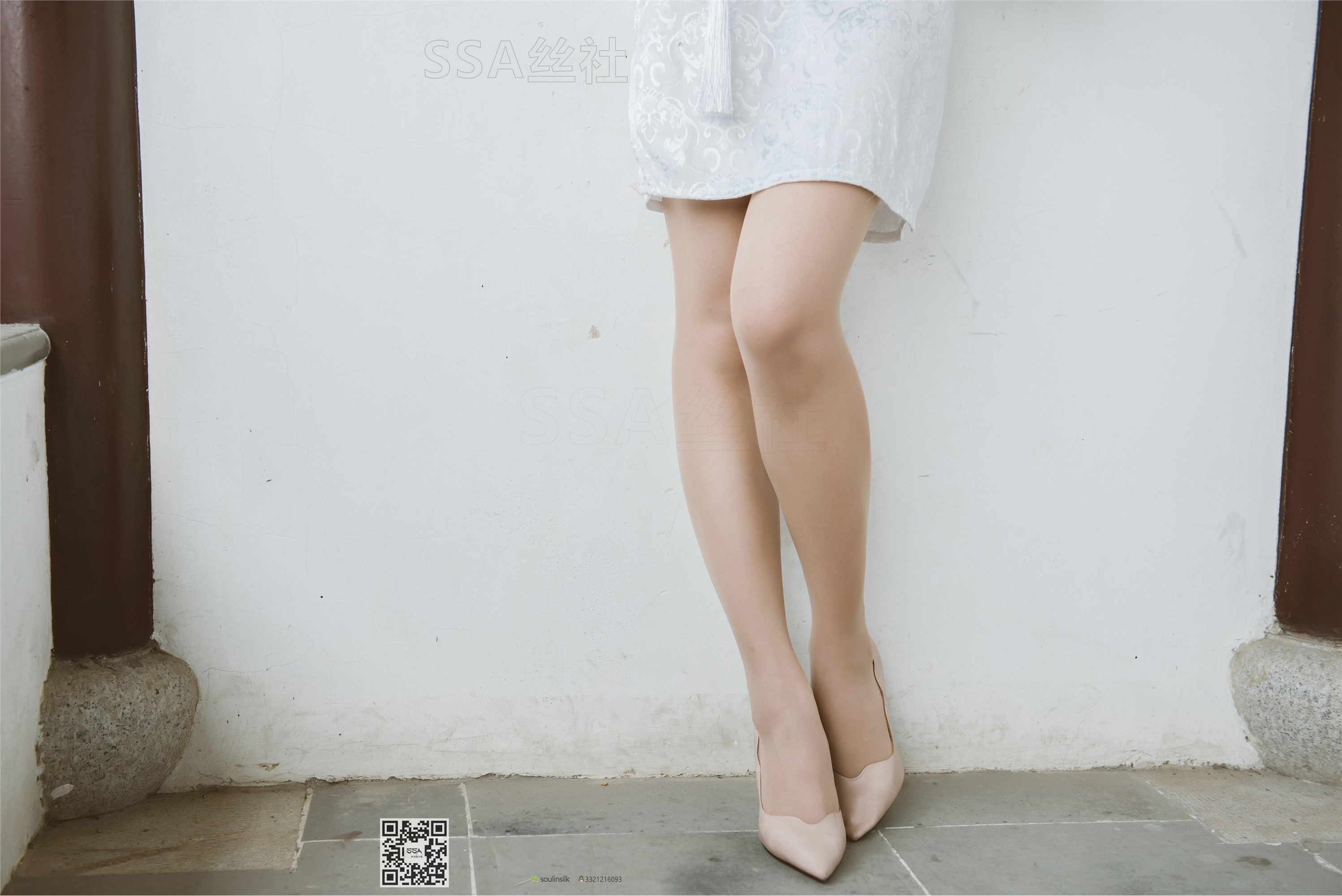 SSA丝社 111期 丽萍烈日下的清新旗袍