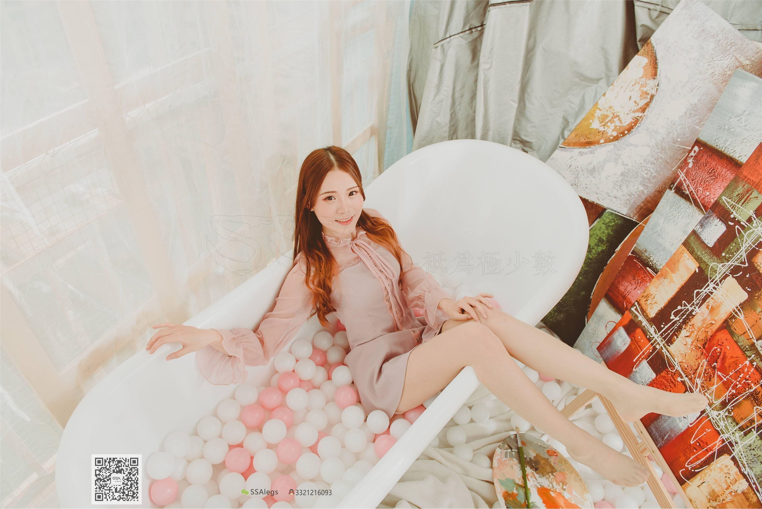 SSA丝社 002期 纯-琪琪丝足浴缸小清新