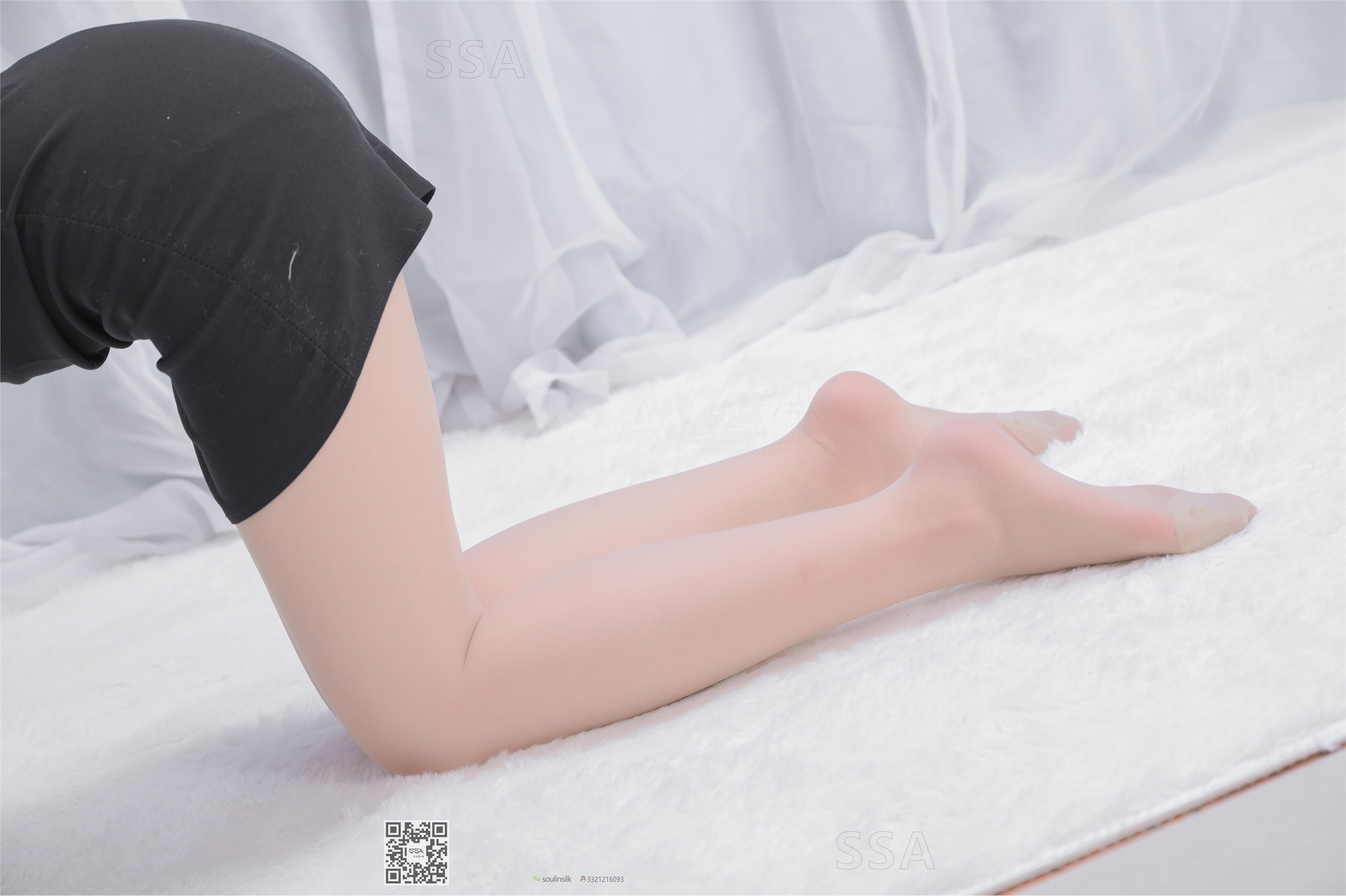 SSA丝社 199期 莉莉 黑色改良旗袍试穿（下）