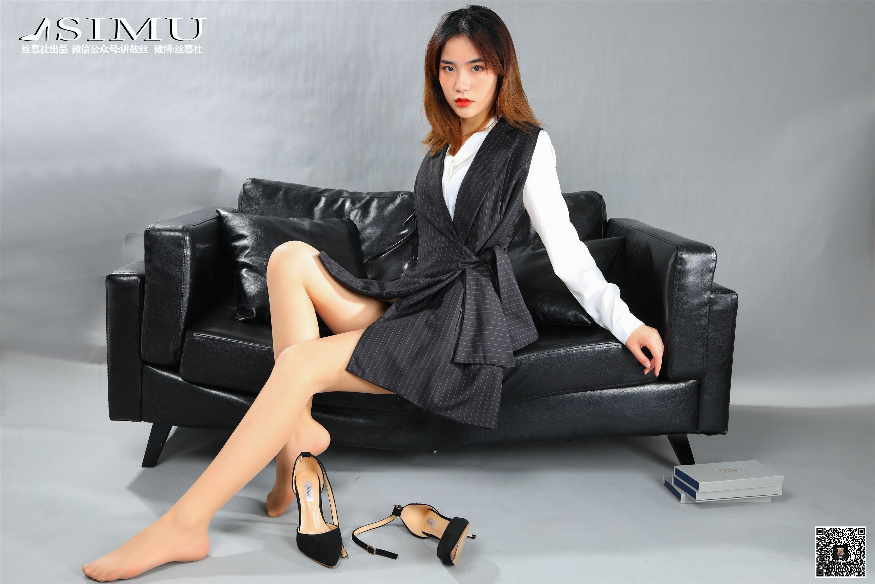 丝慕写真 SM219 新模 - 情系绑带高跟