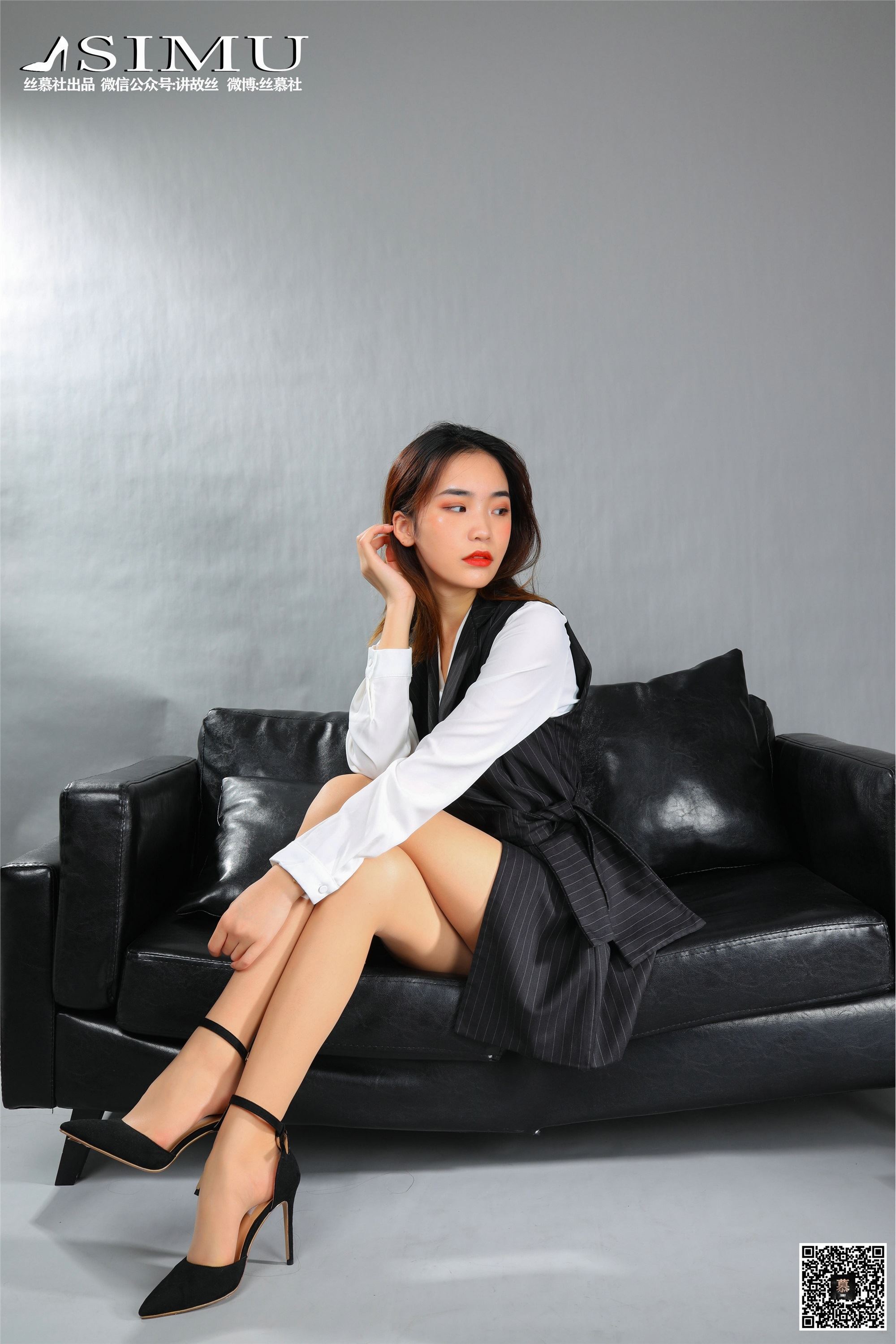 丝慕写真 SM219 新模 - 情系绑带高跟