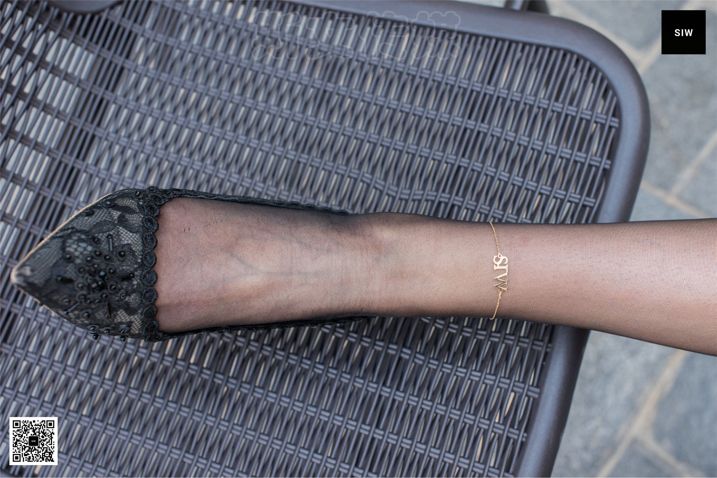 SIW斯文传媒 韩版黑色紬缎裙摆不对称连衣裙 - 芳榕