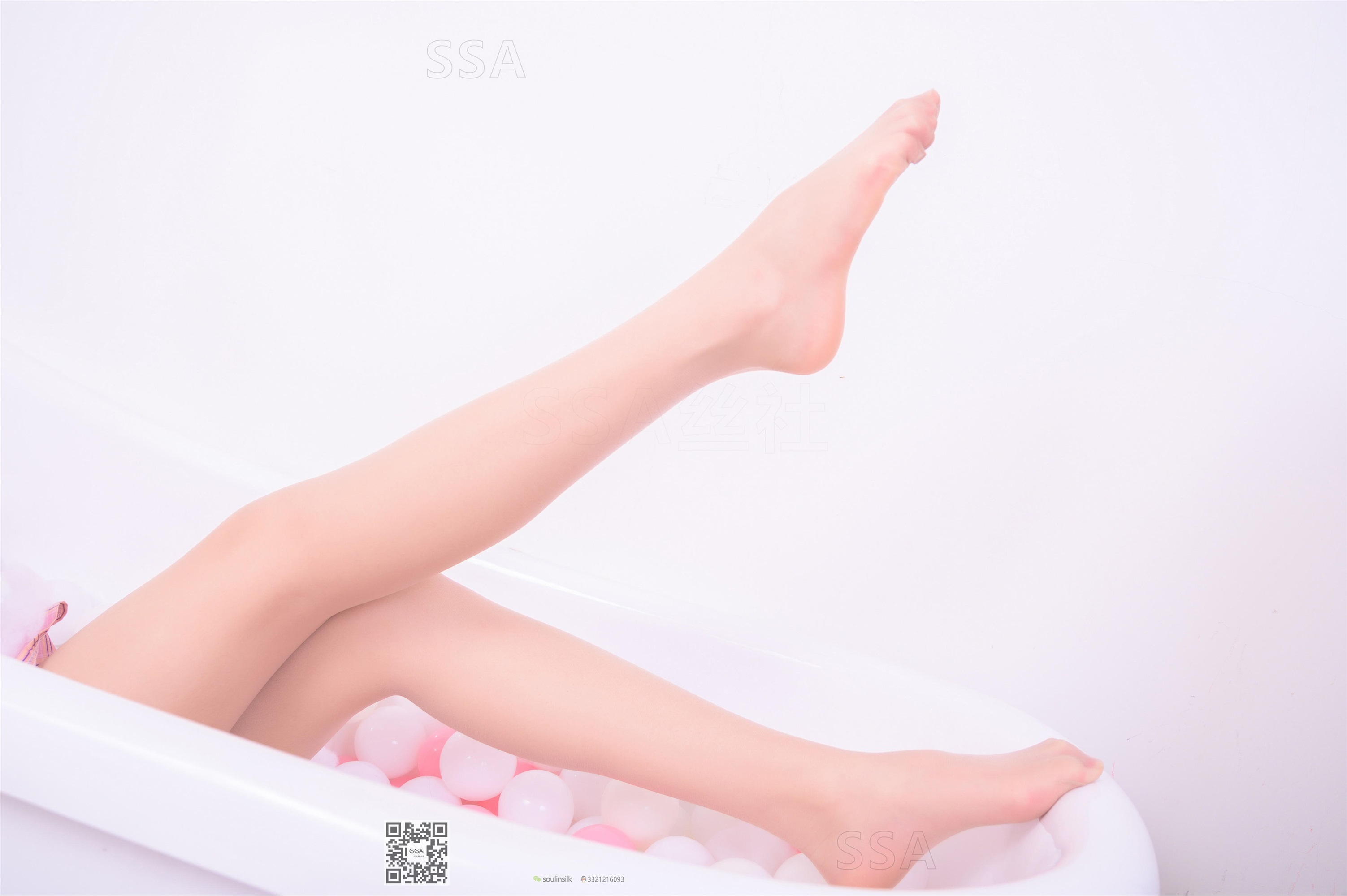 SSA丝社 177期 小九 白嫩少女的一天