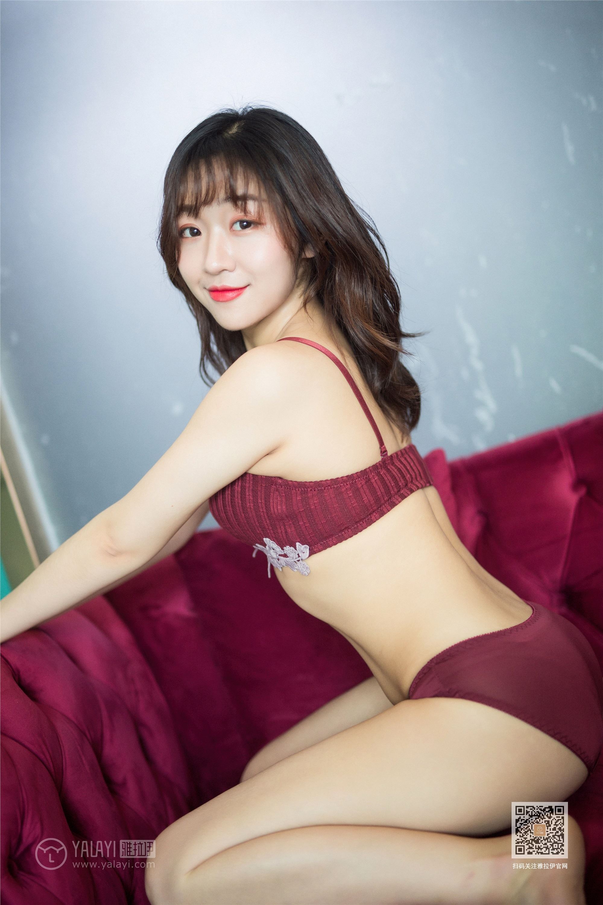 YALAYI雅拉伊  2020.01.08 Y513 小颖《紫红天鹅绒》