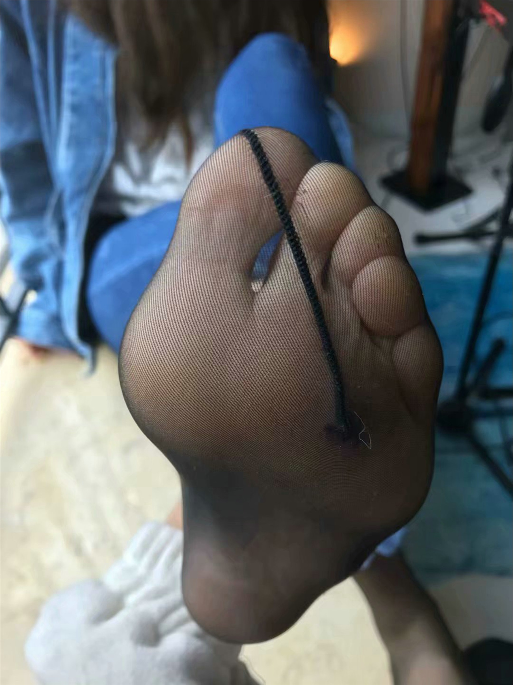 上大校花SI足美腿 气质优雅