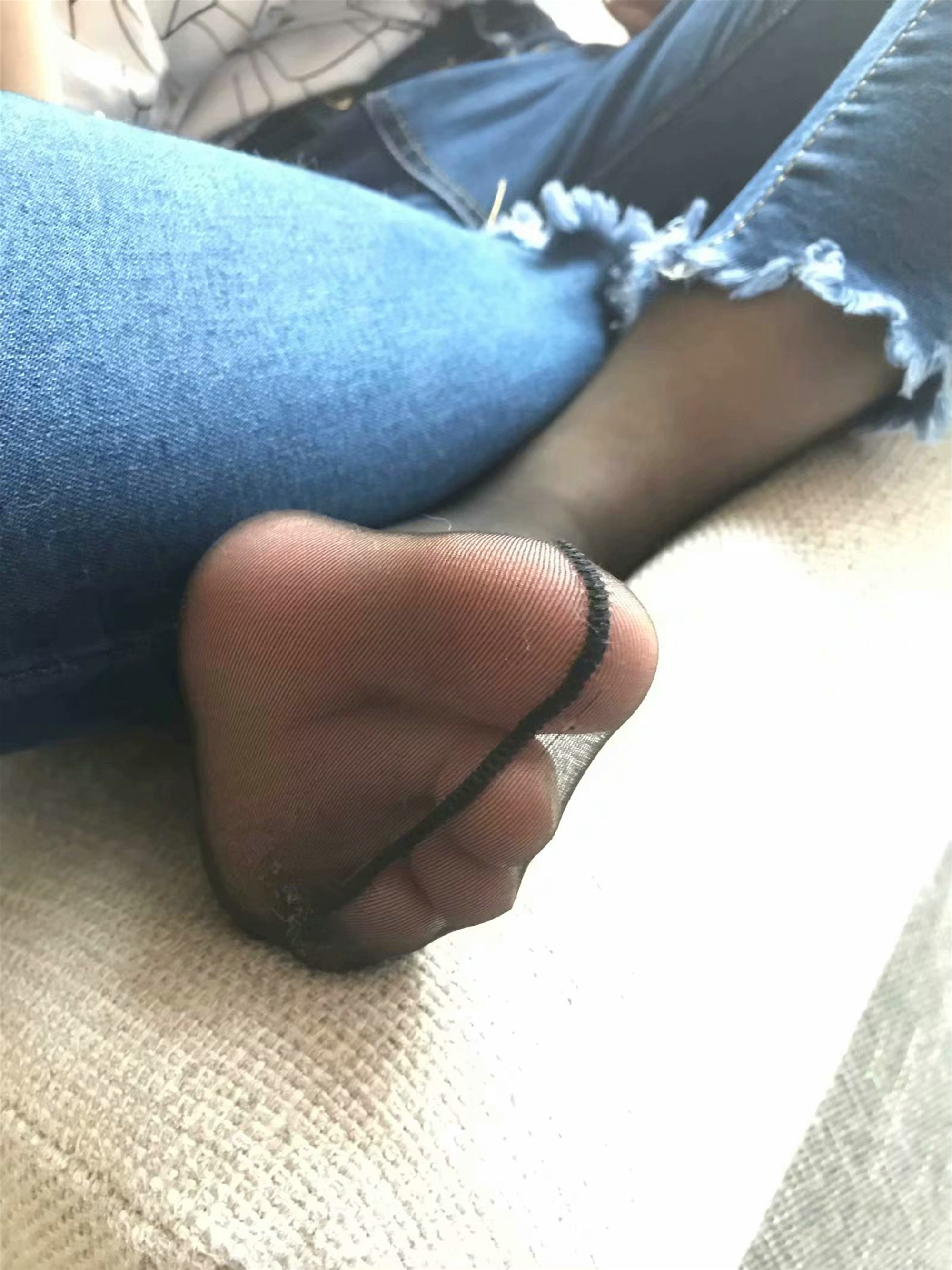 上大校花SI足美腿 气质优雅