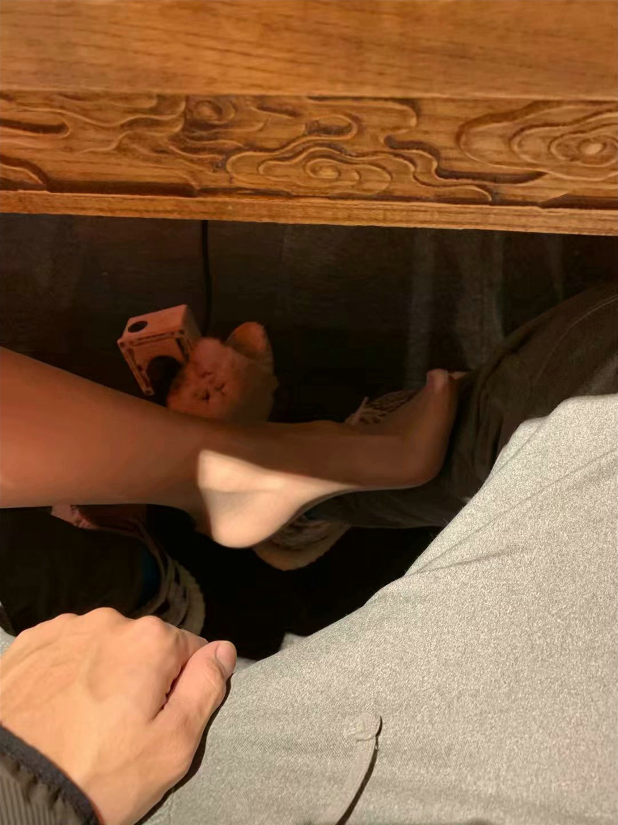 上大校花SI足美腿 气质优雅