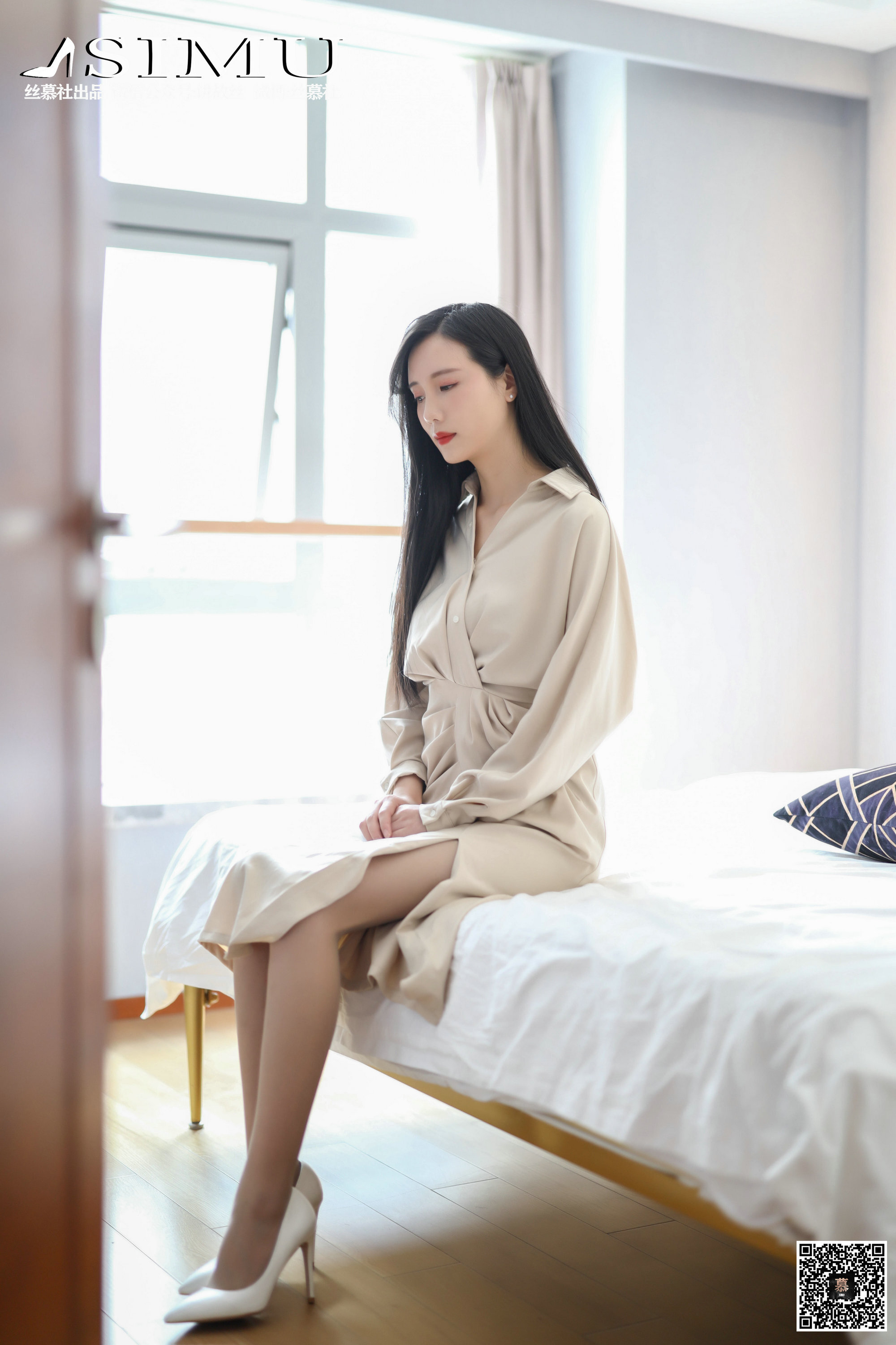 丝慕写真 SM242 紫宁的丝柔护理