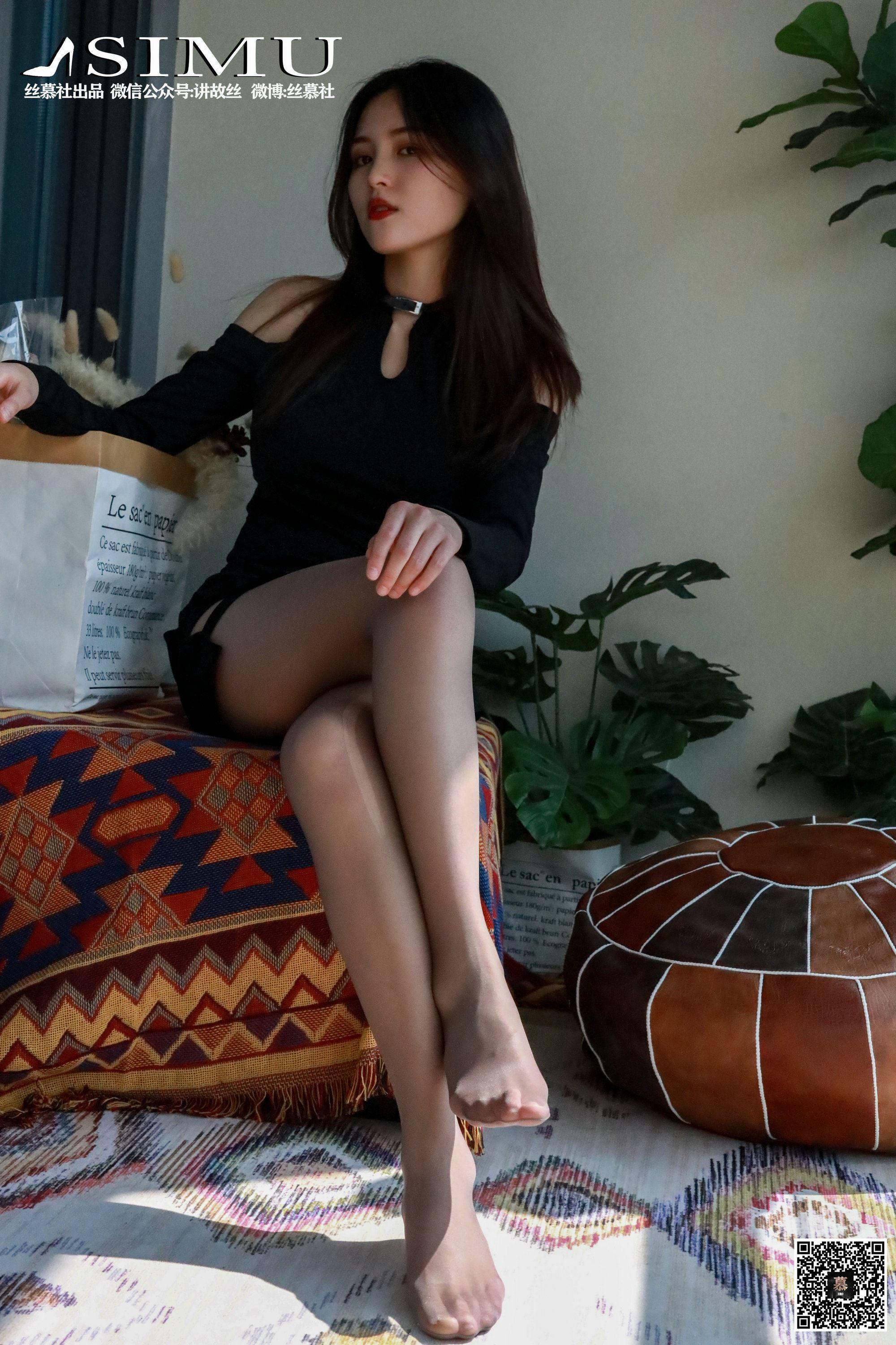 丝慕写真 SM247 新模 - 阳台遇娇丝