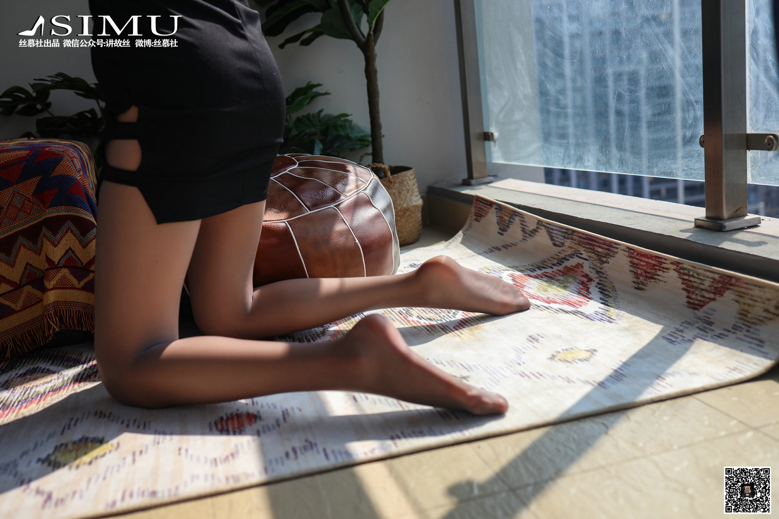 丝慕写真 SM247 新模 - 阳台遇娇丝