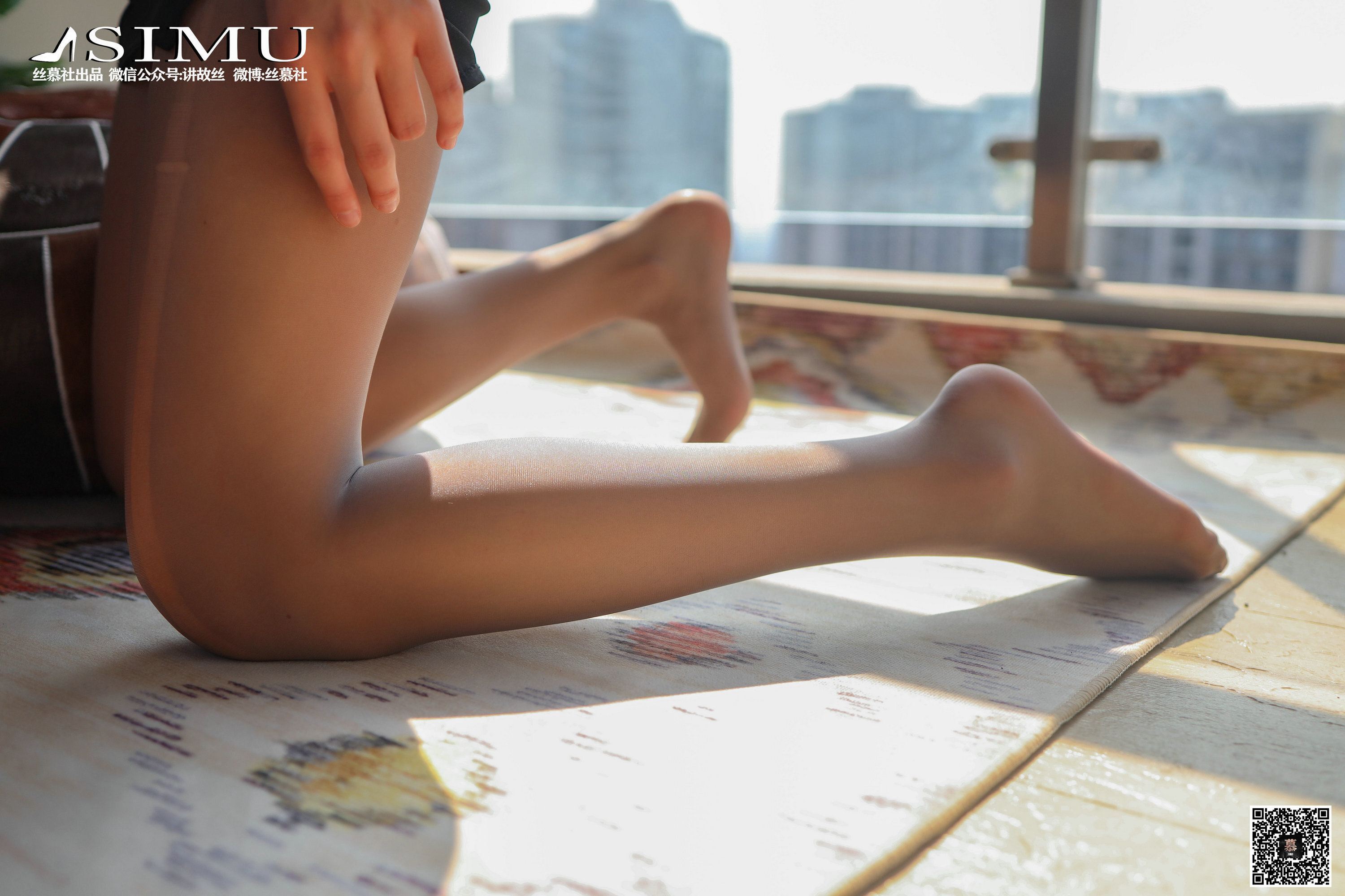 丝慕写真 SM247 新模 - 阳台遇娇丝