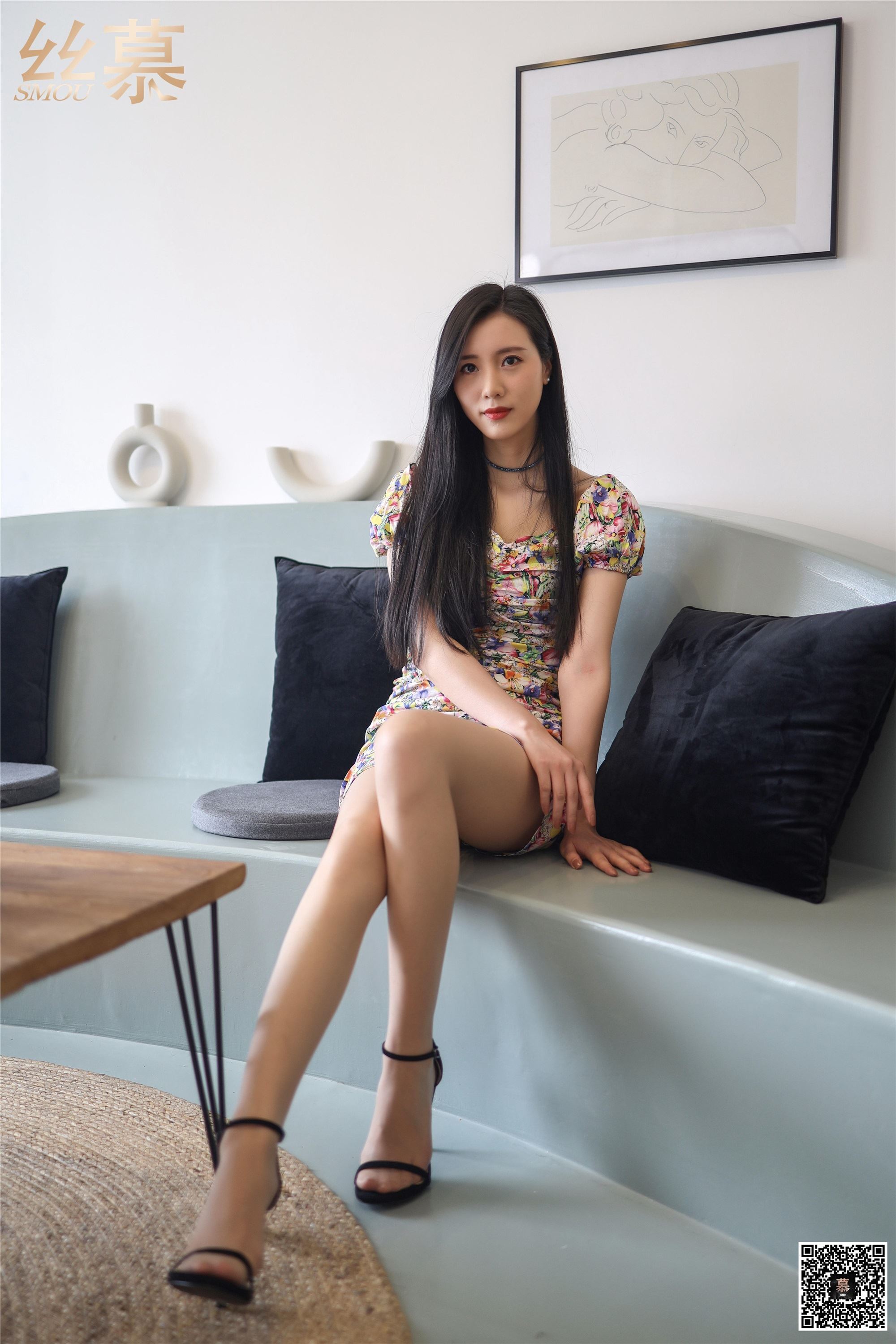 丝慕写真 SM258 紫宁《花花世界迷人眼》