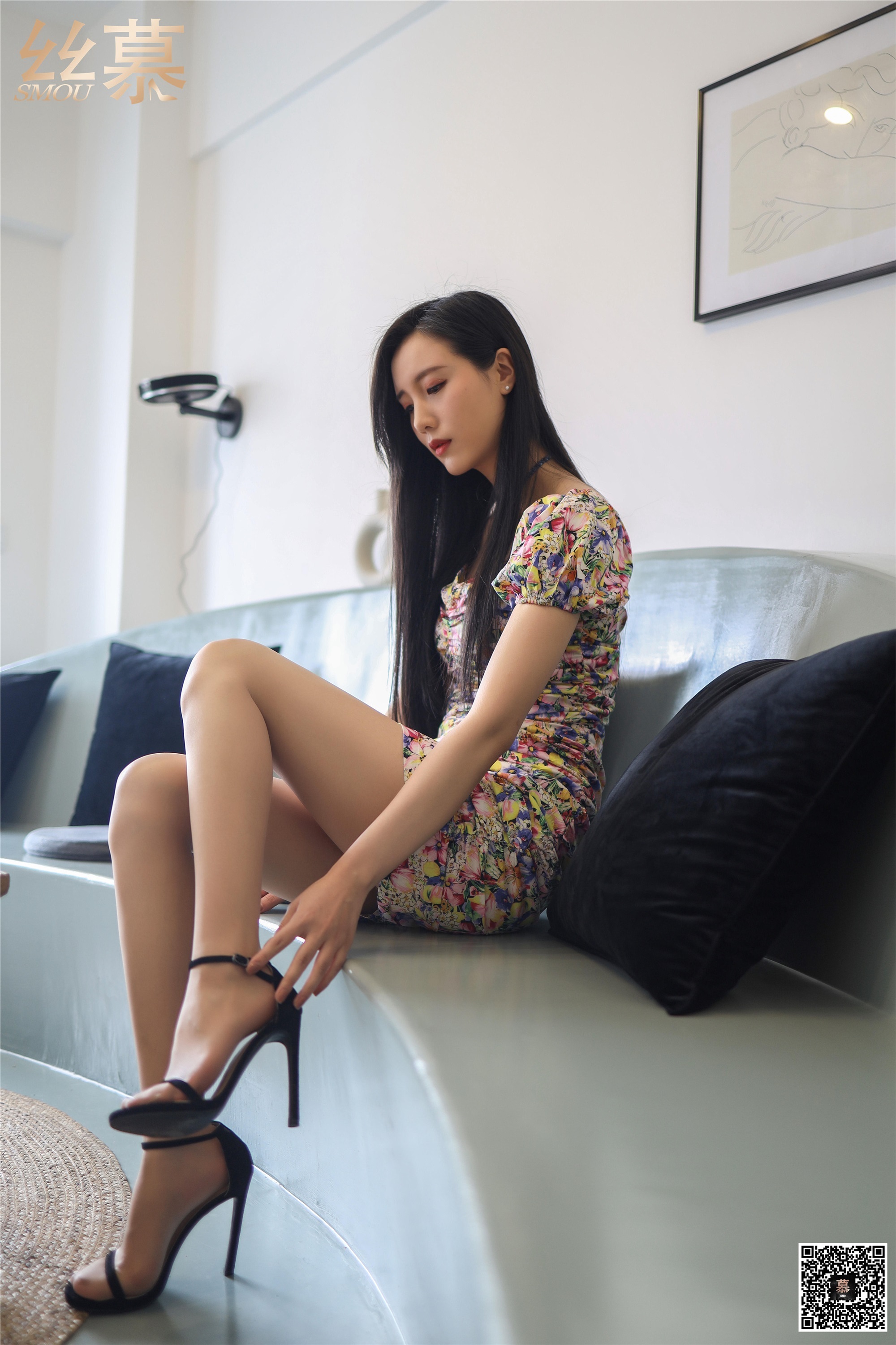 丝慕写真 SM258 紫宁《花花世界迷人眼》