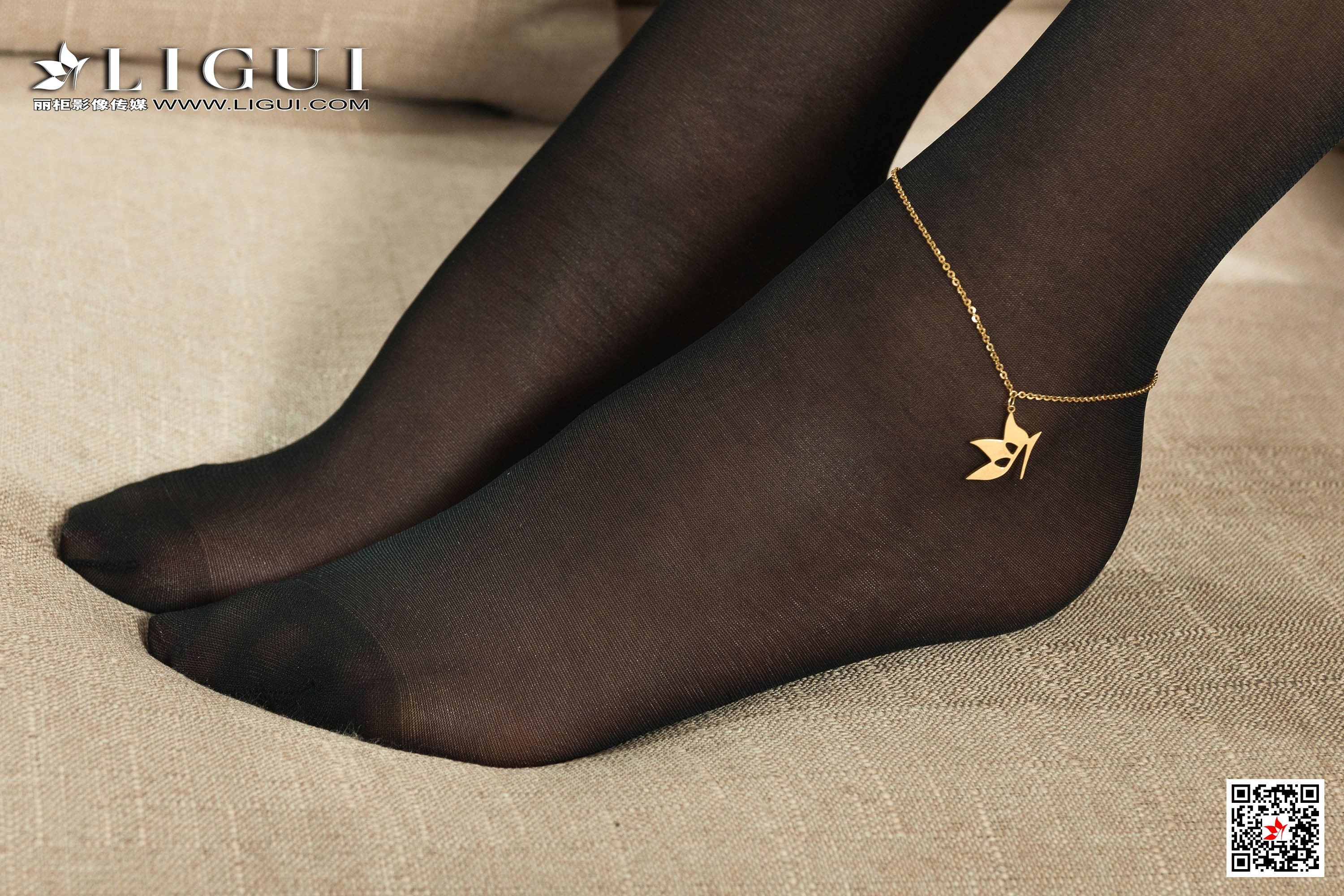 Ligui丽柜  2020.06.16《黑丝欲销魂》安安