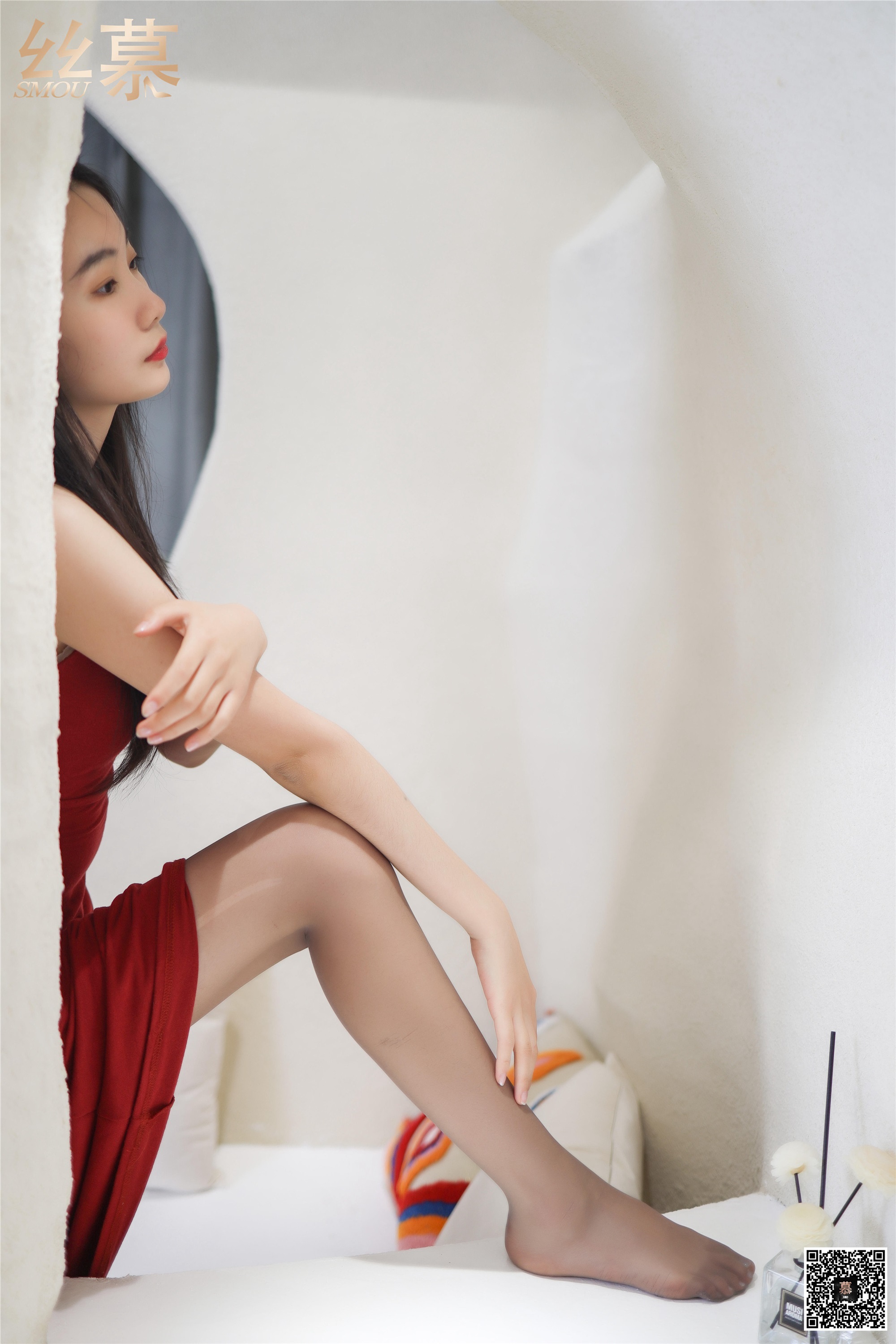 丝慕写真 SM261 可儿《高贵的红裙惹人温柔》