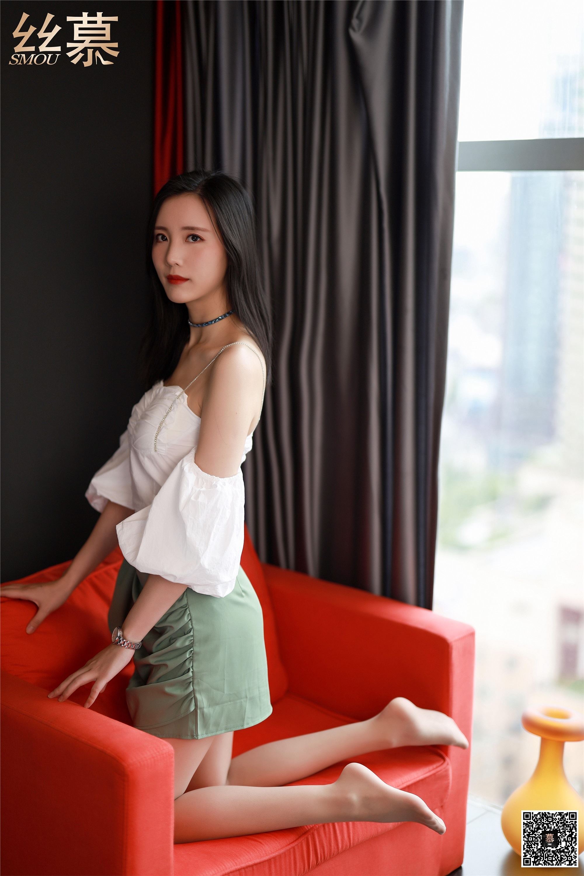 丝慕写真 SM268 紫宁《浴享丝滑》