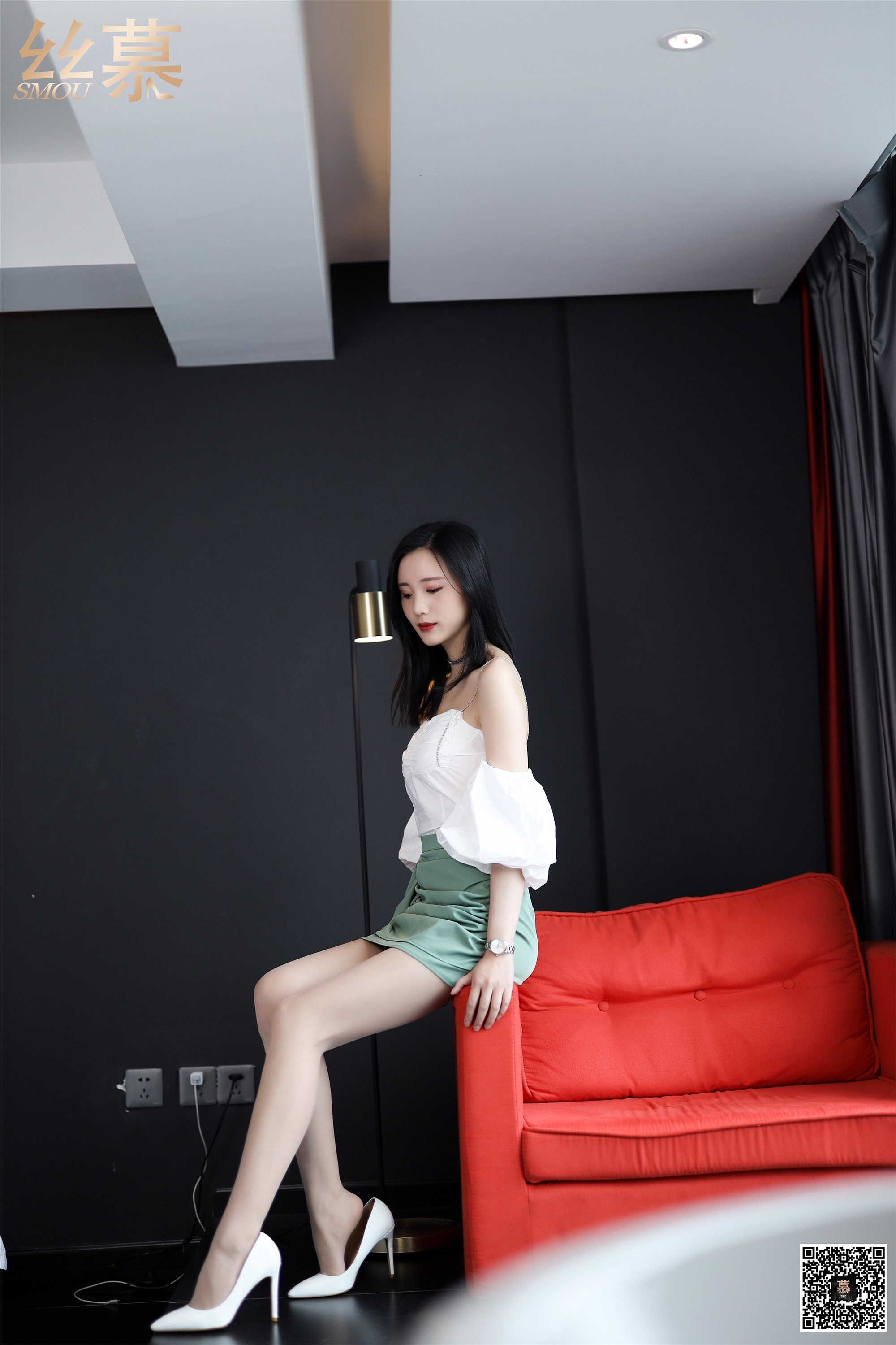 丝慕写真 SM268 紫宁《浴享丝滑》