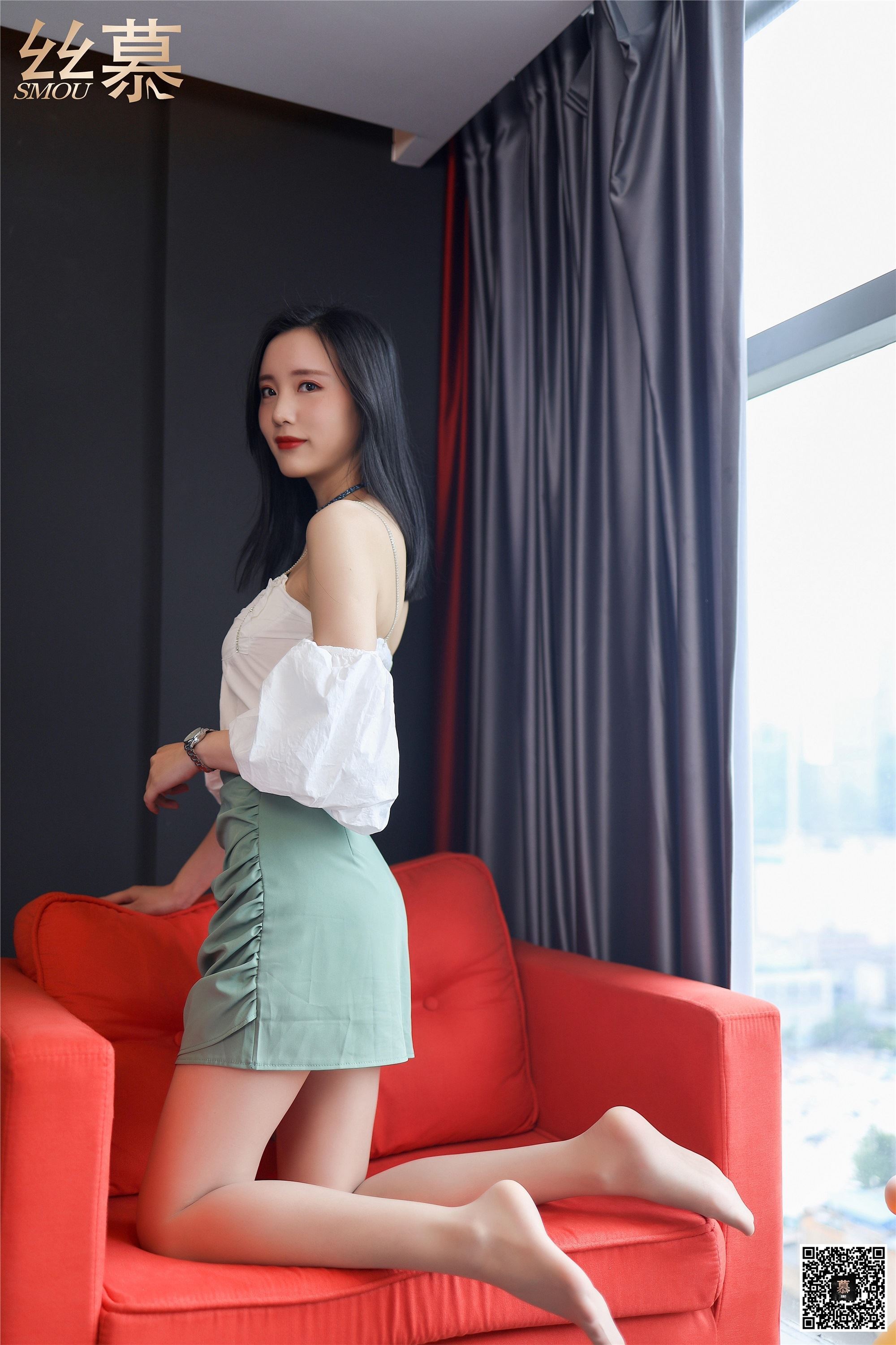 丝慕写真 SM268 紫宁《浴享丝滑》