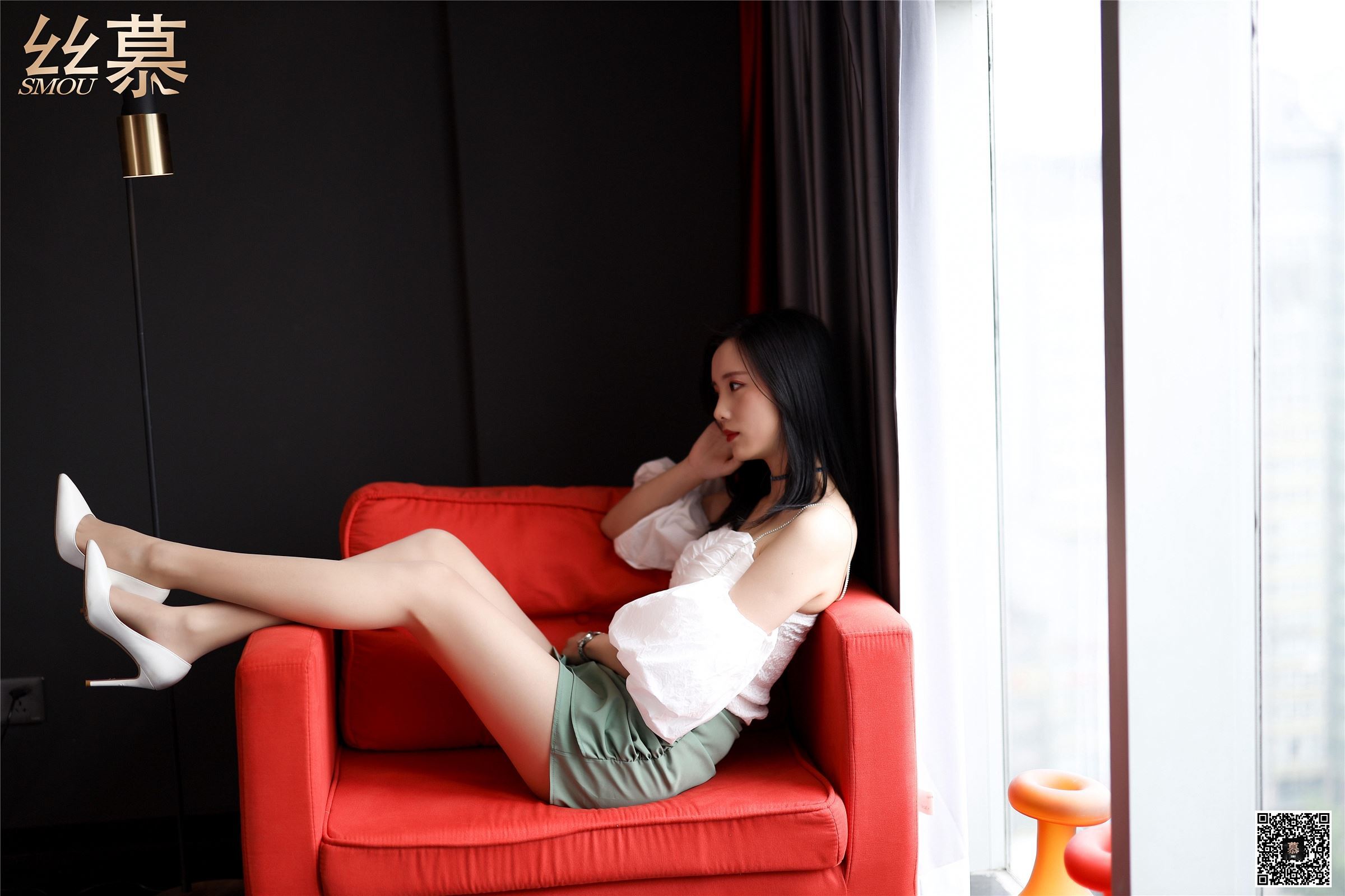 丝慕写真 SM268 紫宁《浴享丝滑》