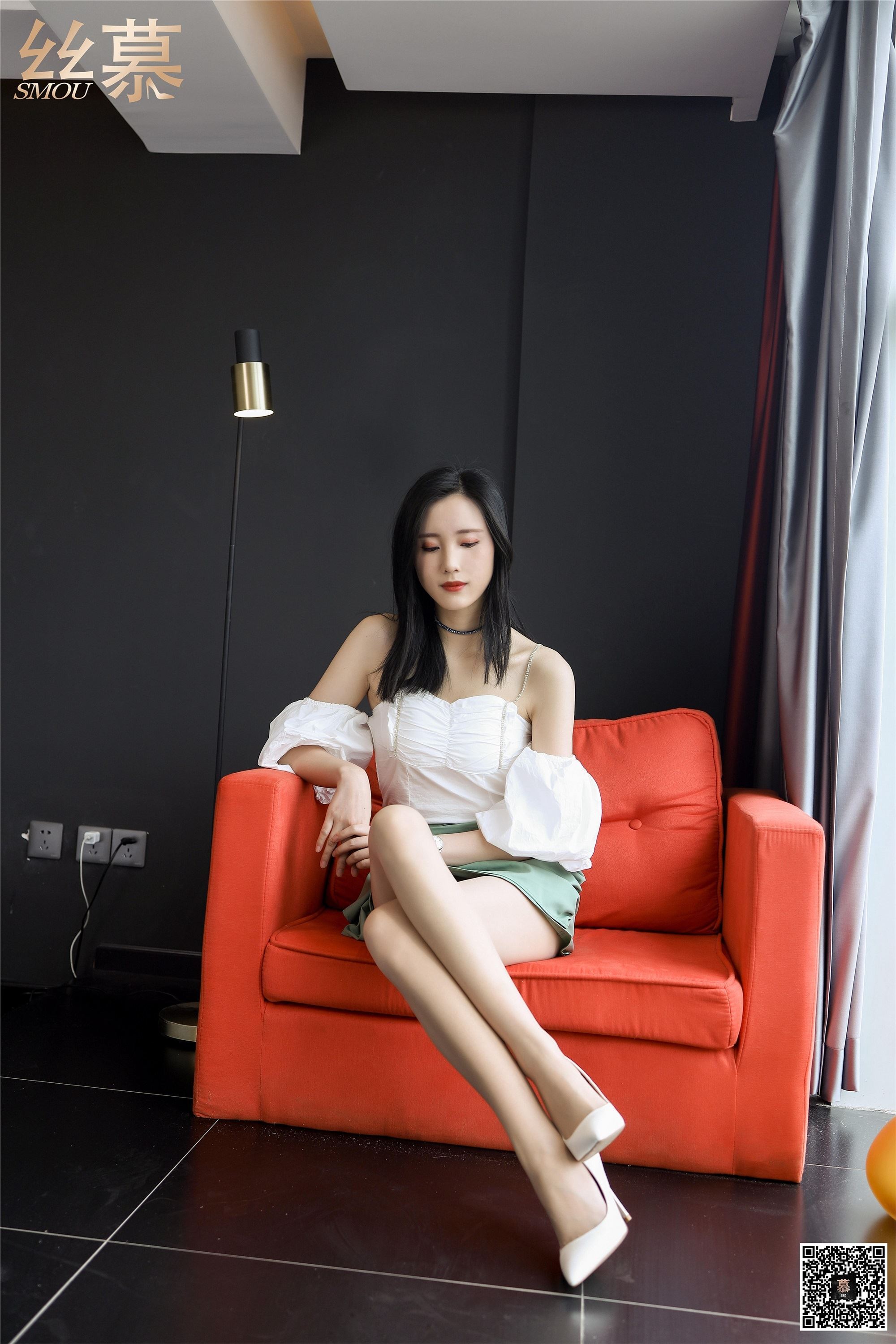 丝慕写真 SM268 紫宁《浴享丝滑》