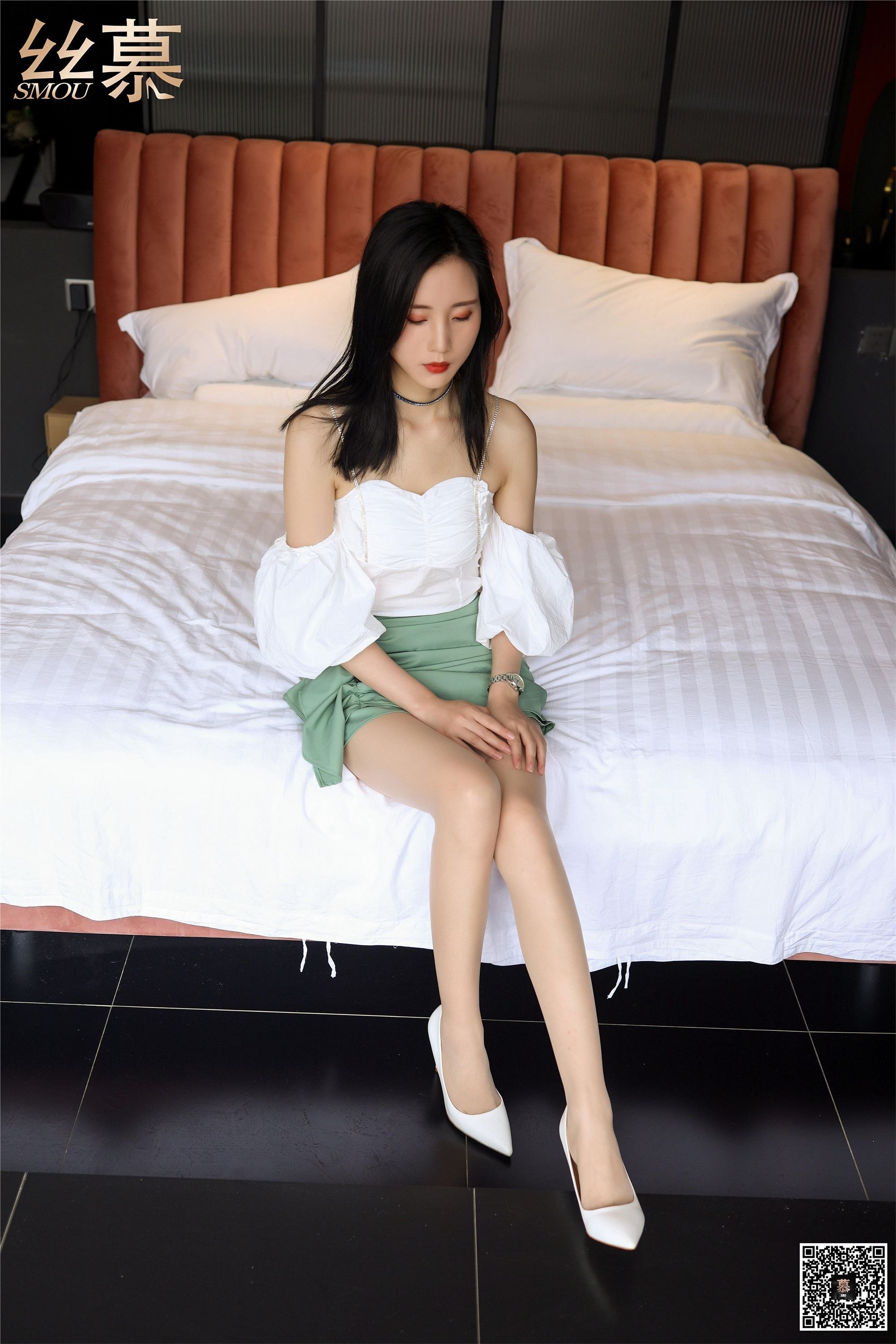 丝慕写真 SM268 紫宁《浴享丝滑》