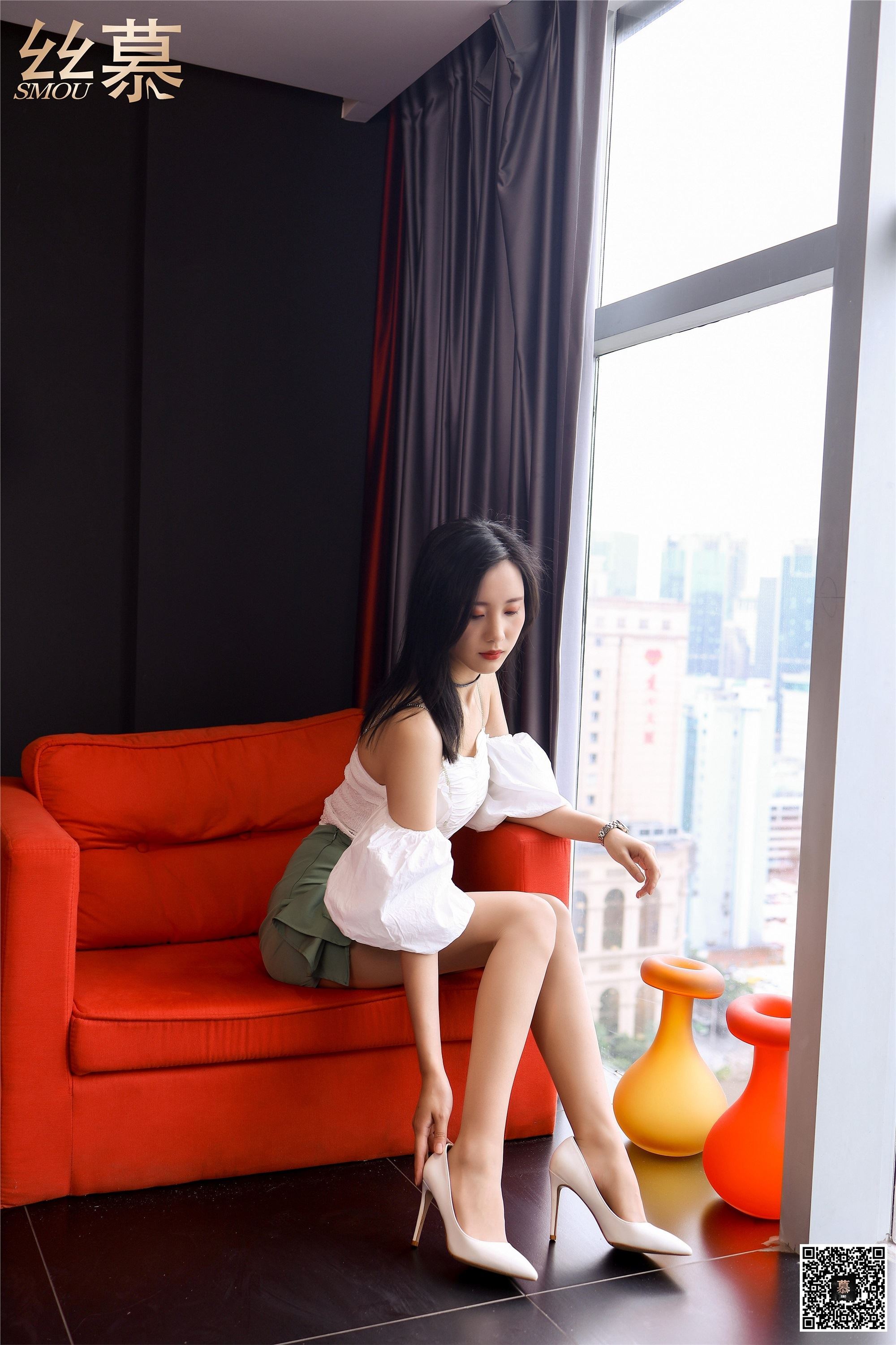 丝慕写真 SM268 紫宁《浴享丝滑》