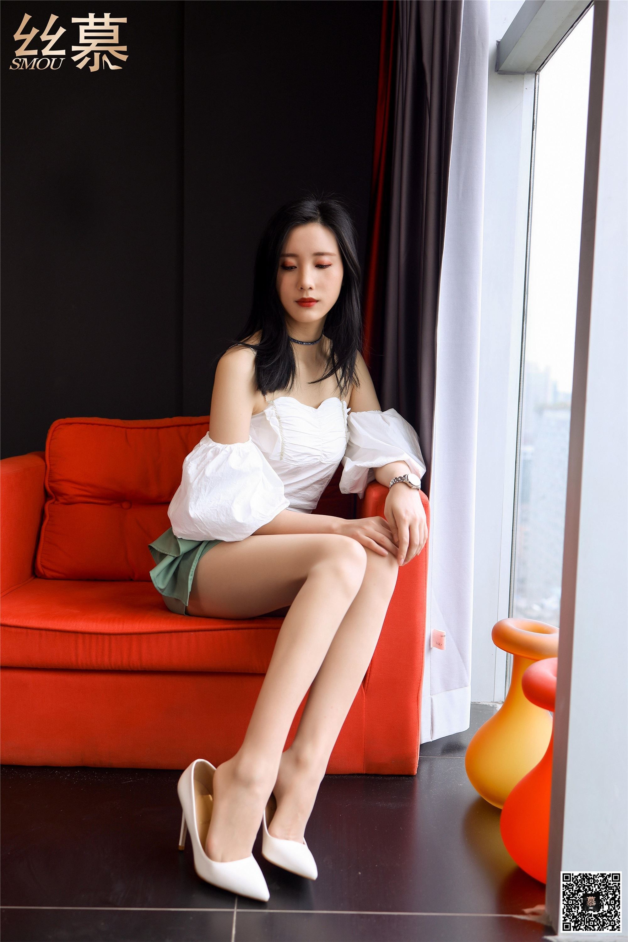 丝慕写真 SM268 紫宁《浴享丝滑》