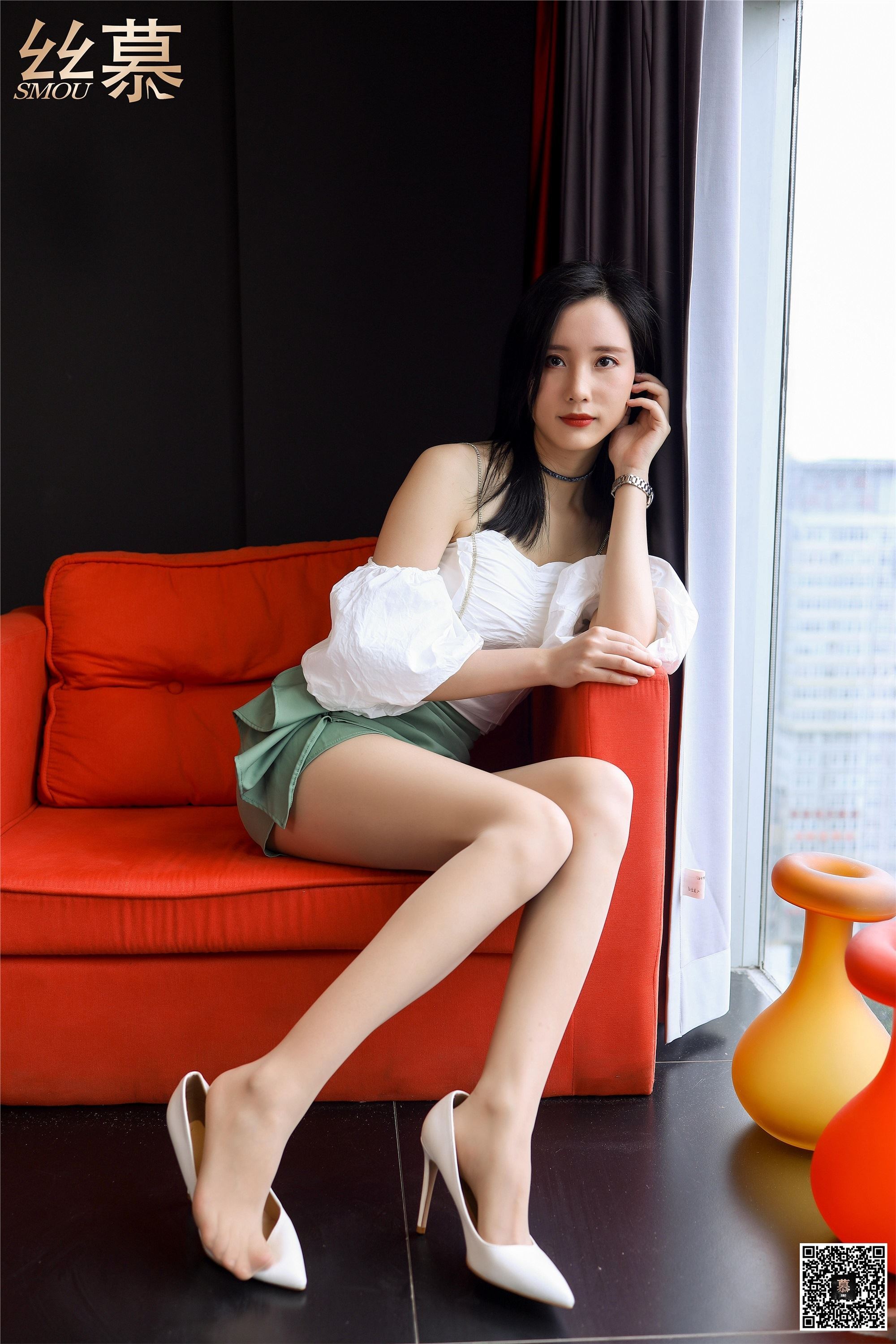 丝慕写真 SM268 紫宁《浴享丝滑》