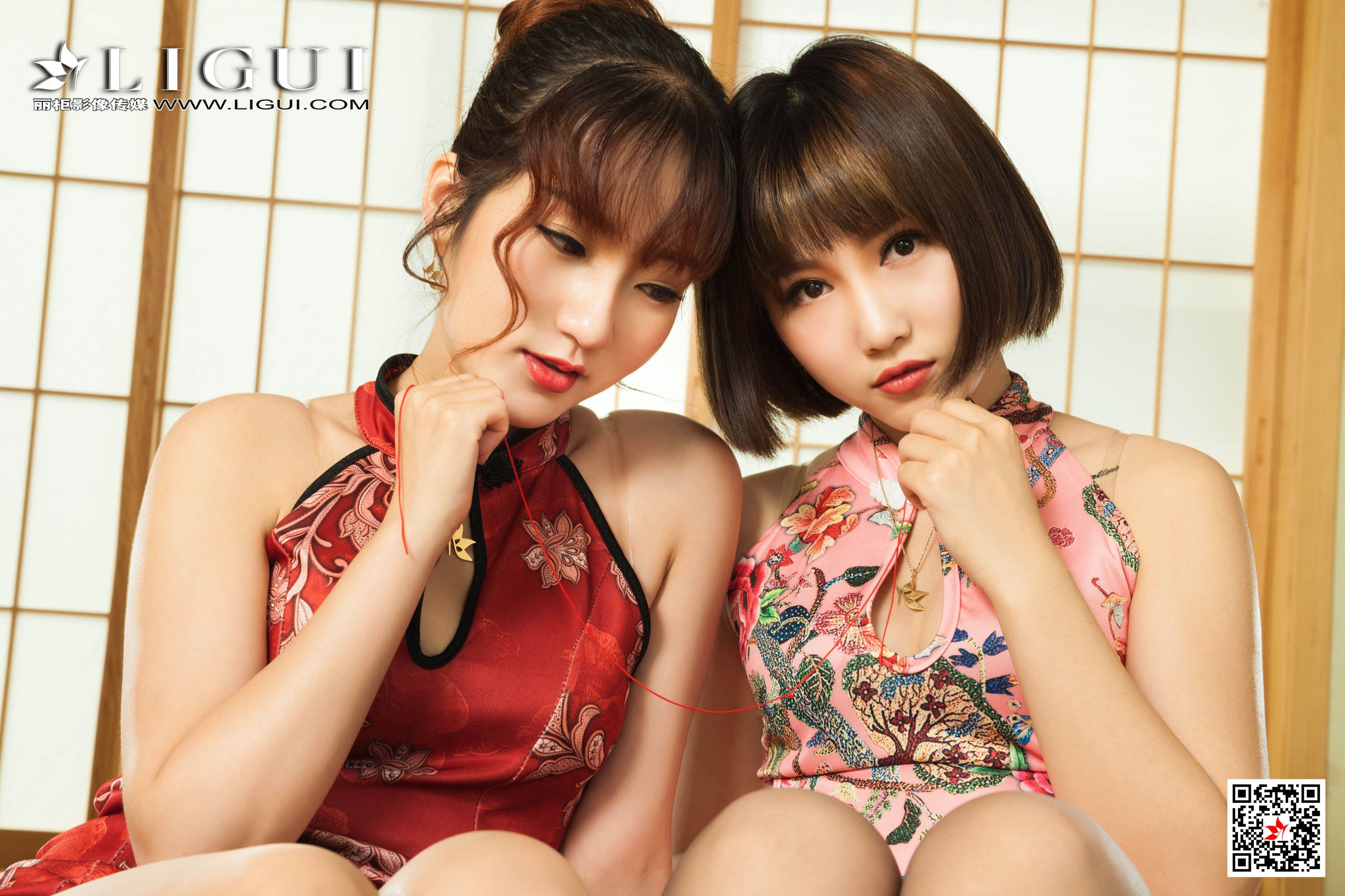 Ligui丽柜 2020.06.25 网络丽人 Model 小爽&汐汐