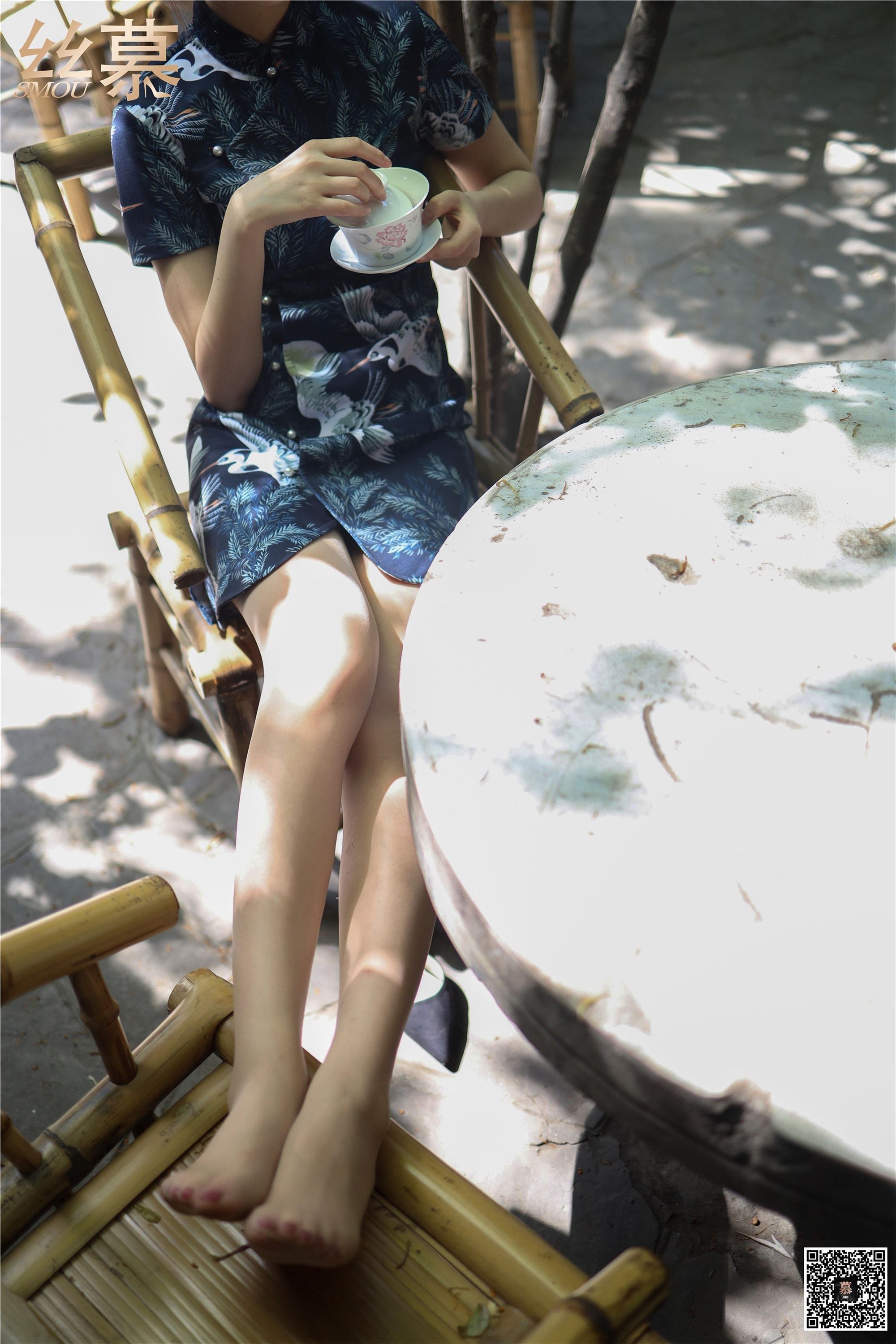 丝慕写真 SM271 天天一元 双双《成都系列01期--鹤鸣茶社》