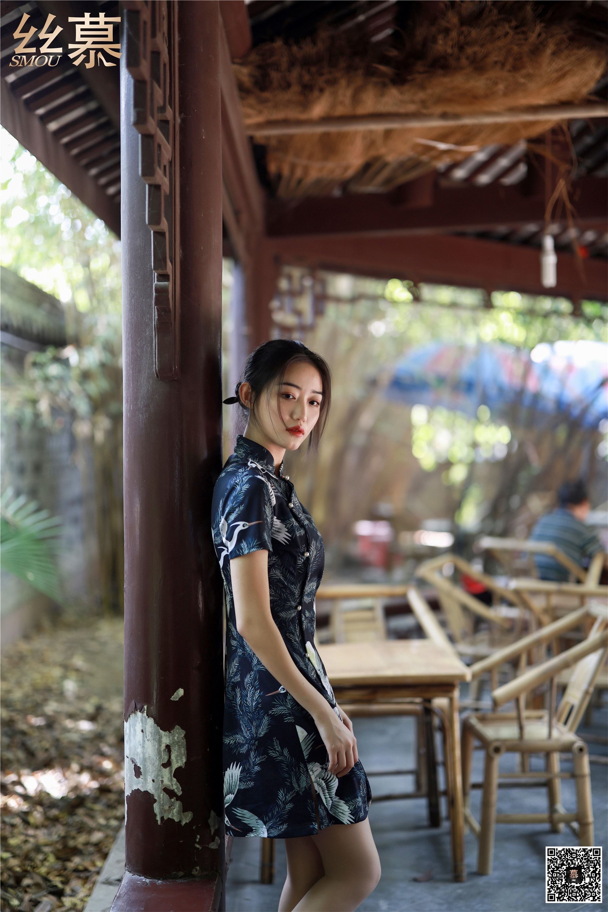 丝慕写真 SM271 天天一元 双双《成都系列01期--鹤鸣茶社》